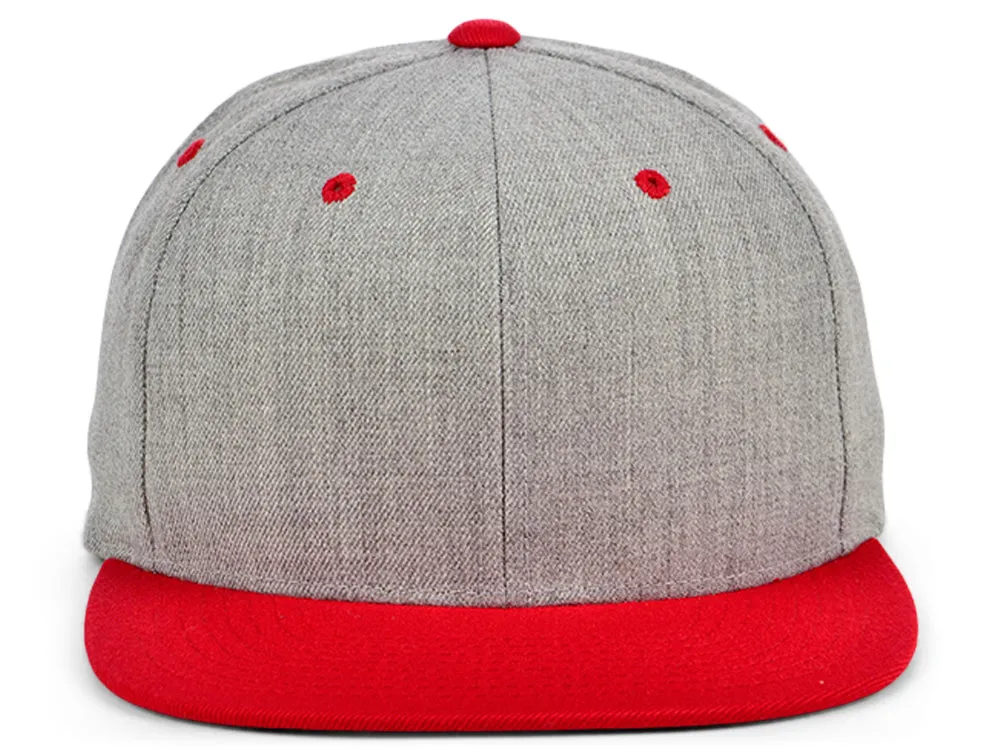 Flexfit Classics Premium Snapback - Grey/Red