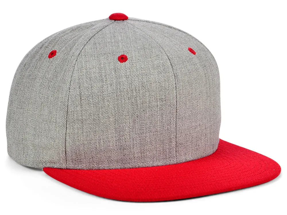 Flexfit Classics Premium Snapback - Grey/Red