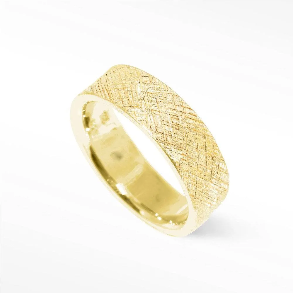 Florentine 14k Yellow Gold Ring