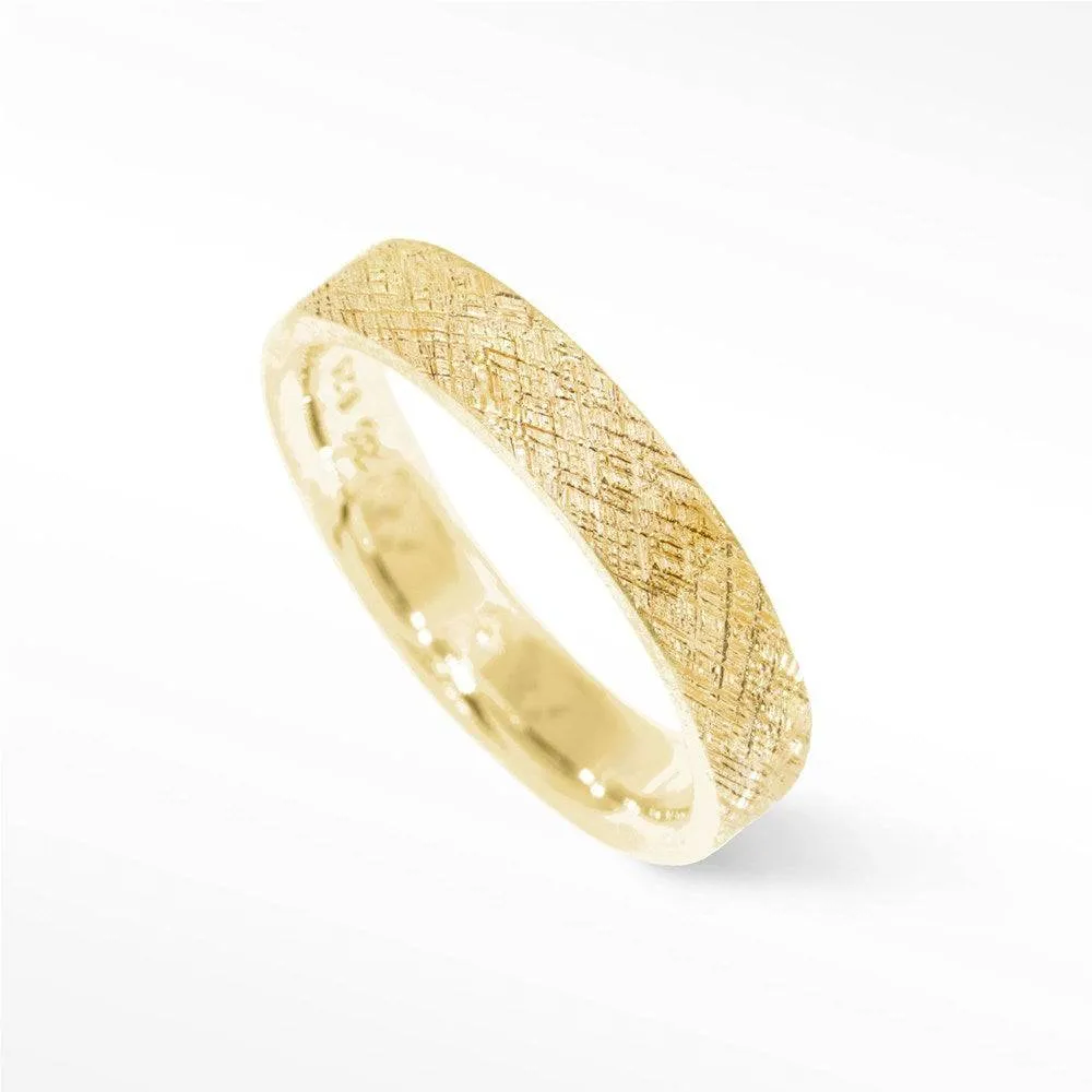 Florentine 14k Yellow Gold Ring