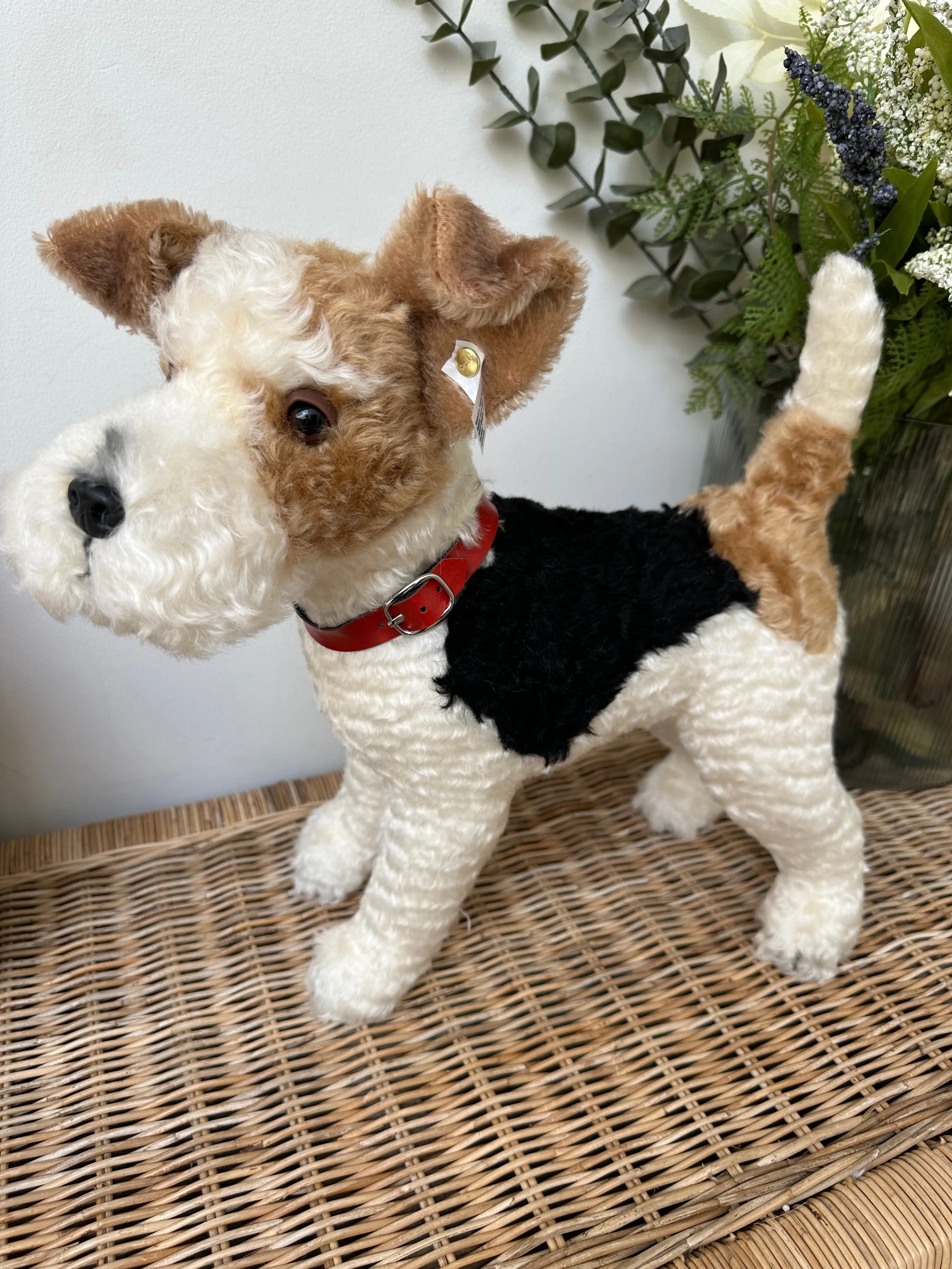 Foxy Fox Terrier Steiff  Mohair Collectable Puppy Dog