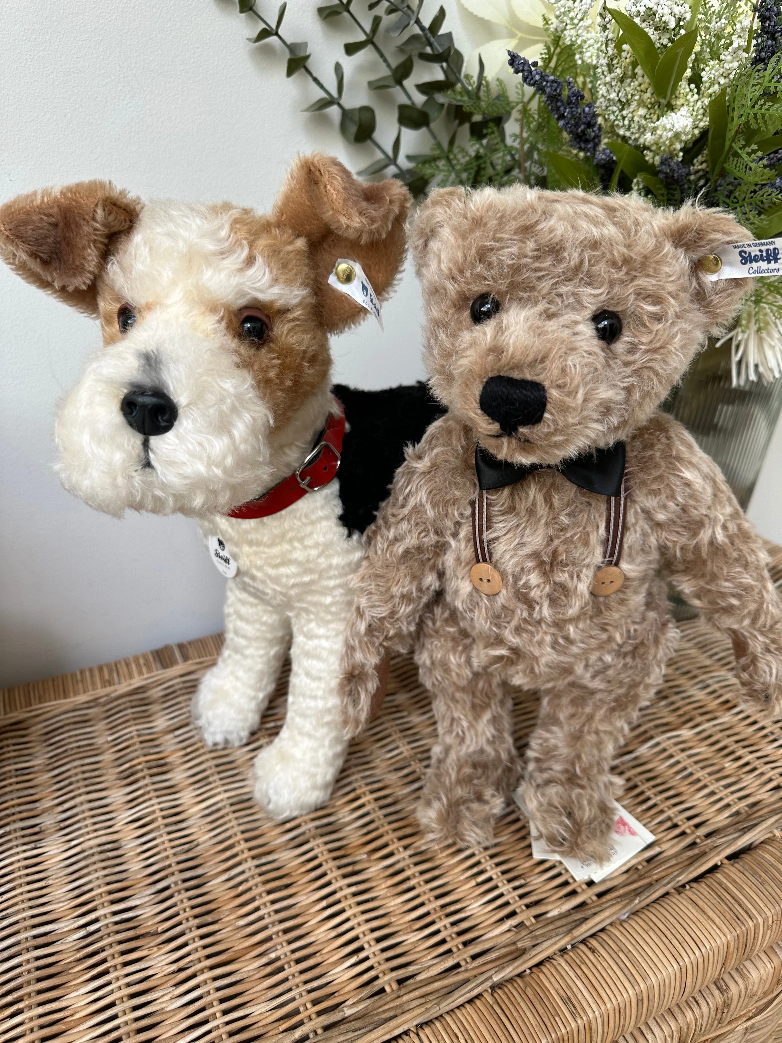 Foxy Fox Terrier Steiff  Mohair Collectable Puppy Dog