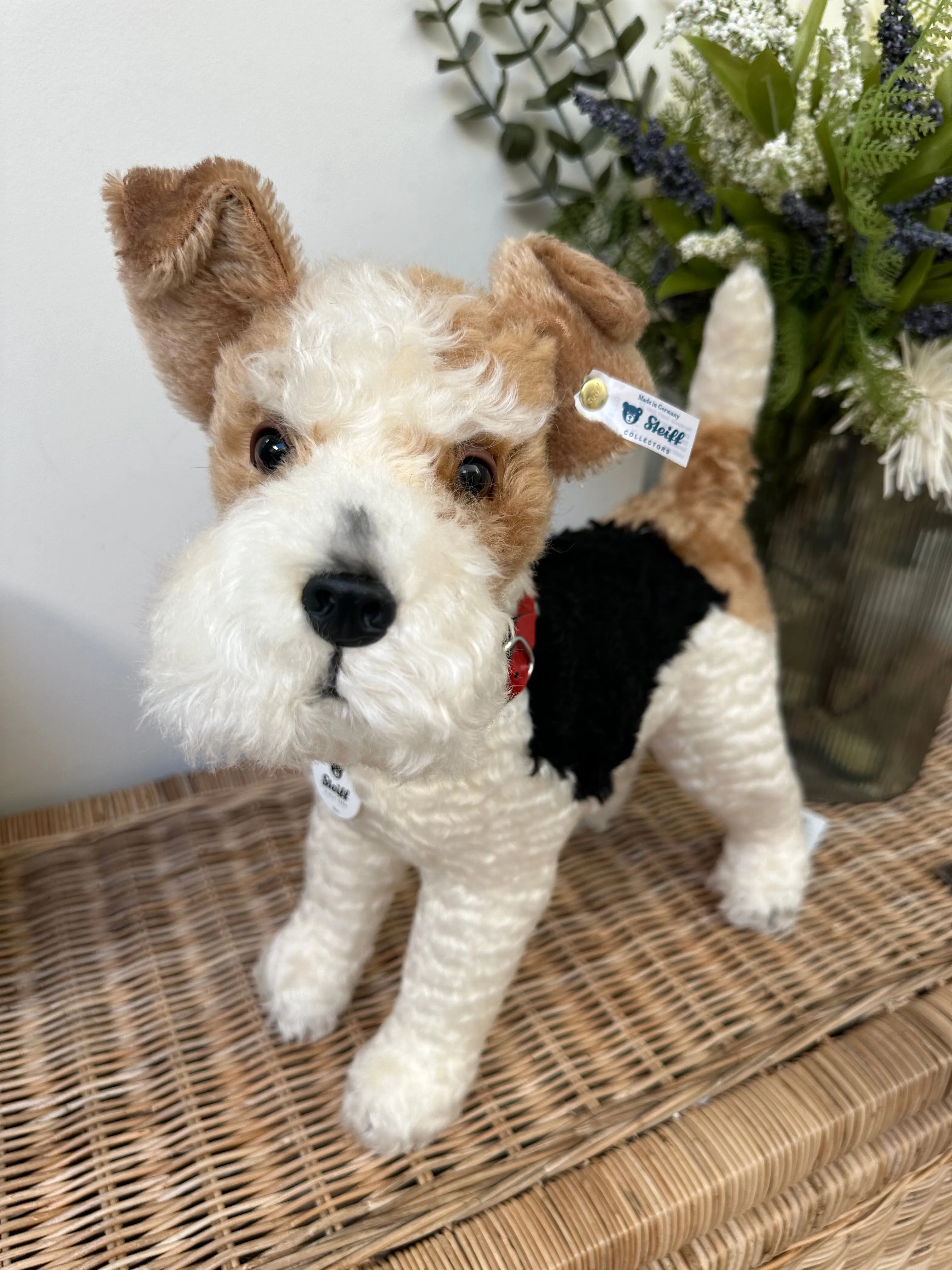 Foxy Fox Terrier Steiff  Mohair Collectable Puppy Dog