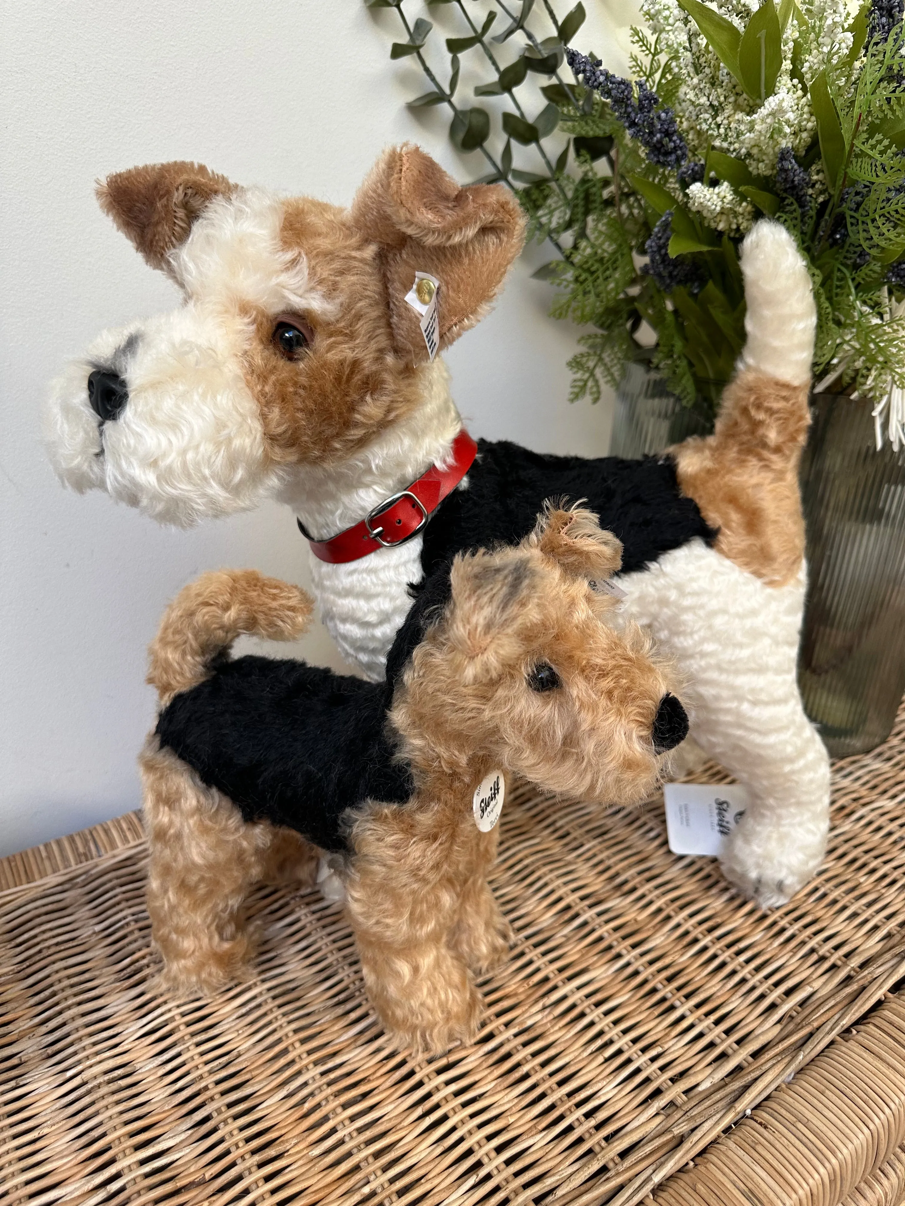 Foxy Fox Terrier Steiff  Mohair Collectable Puppy Dog