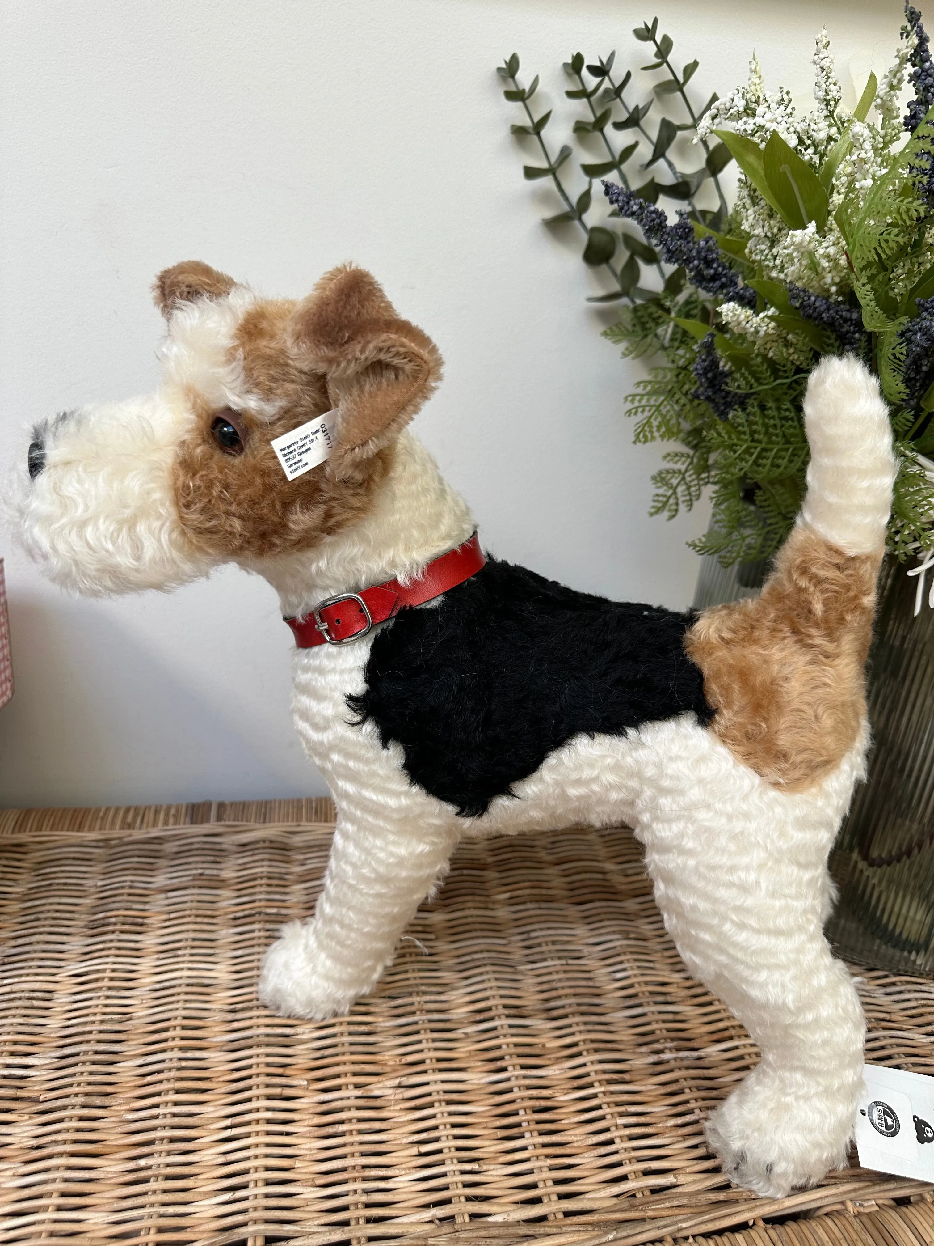 Foxy Fox Terrier Steiff  Mohair Collectable Puppy Dog