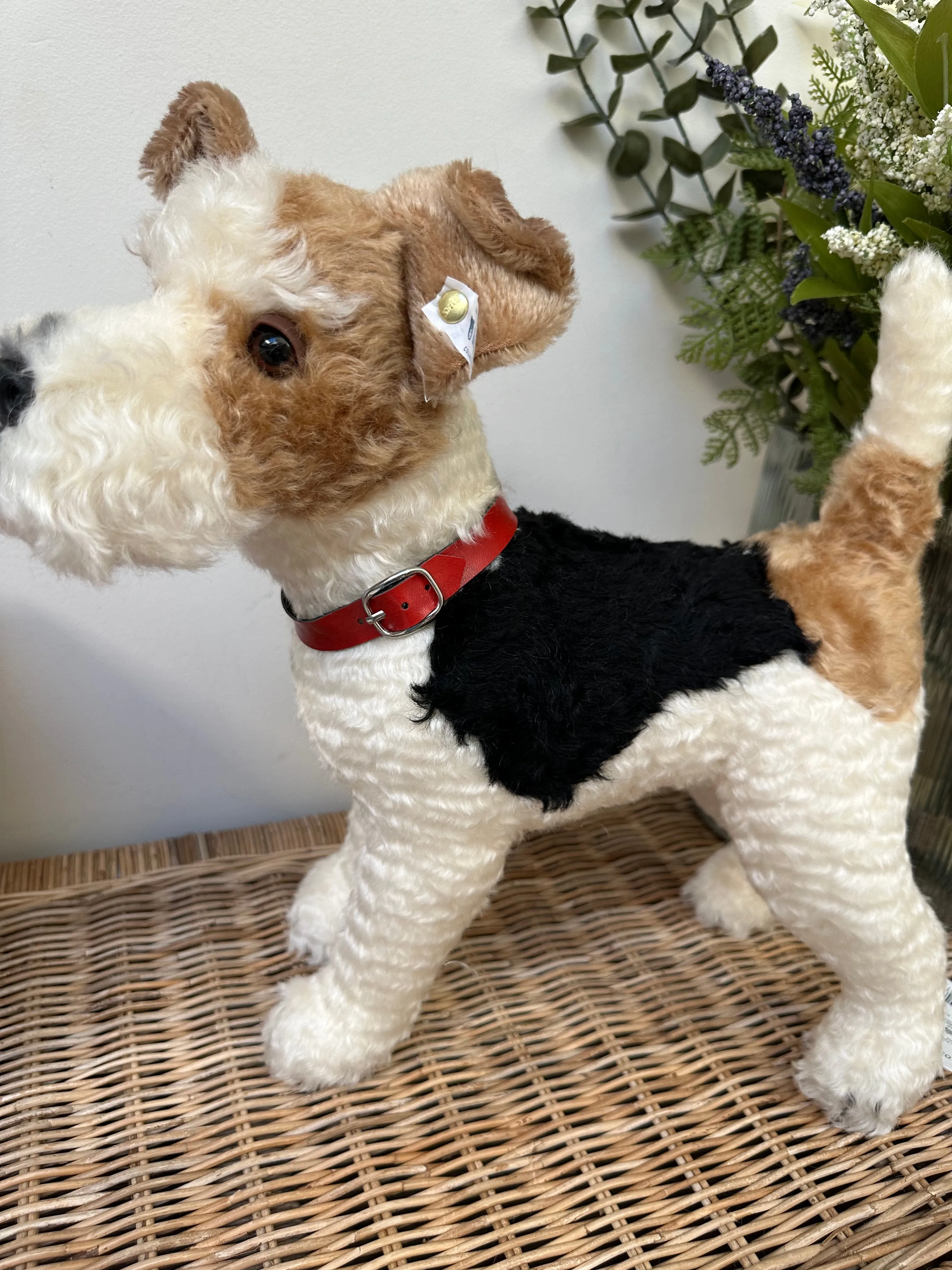 Foxy Fox Terrier Steiff  Mohair Collectable Puppy Dog