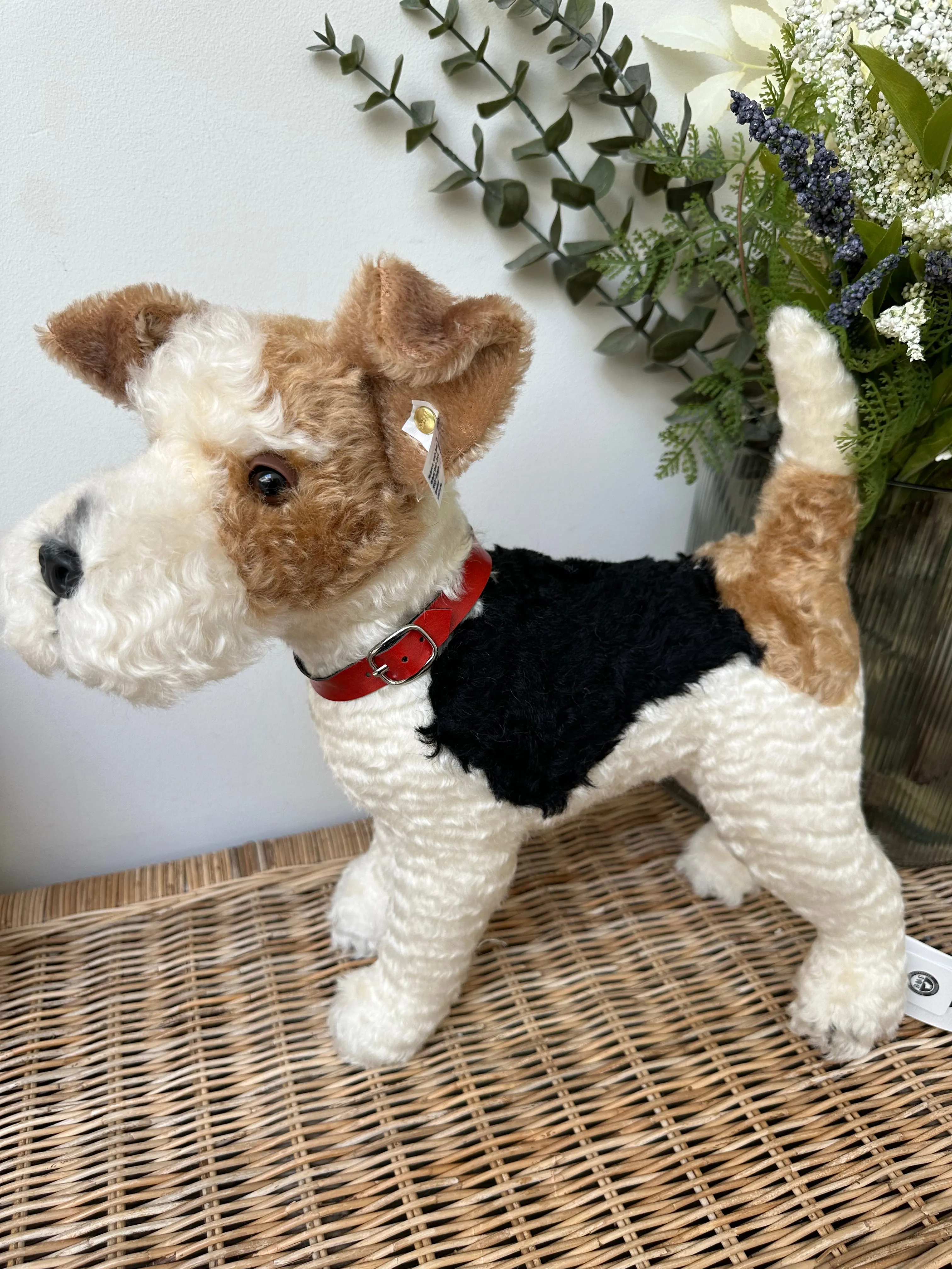 Foxy Fox Terrier Steiff  Mohair Collectable Puppy Dog