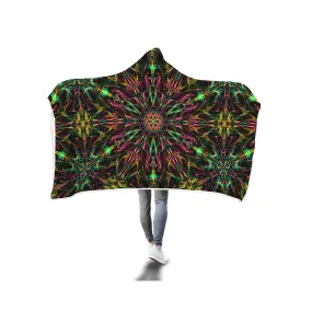 FUTURE MANDALA HOODED BLANKET