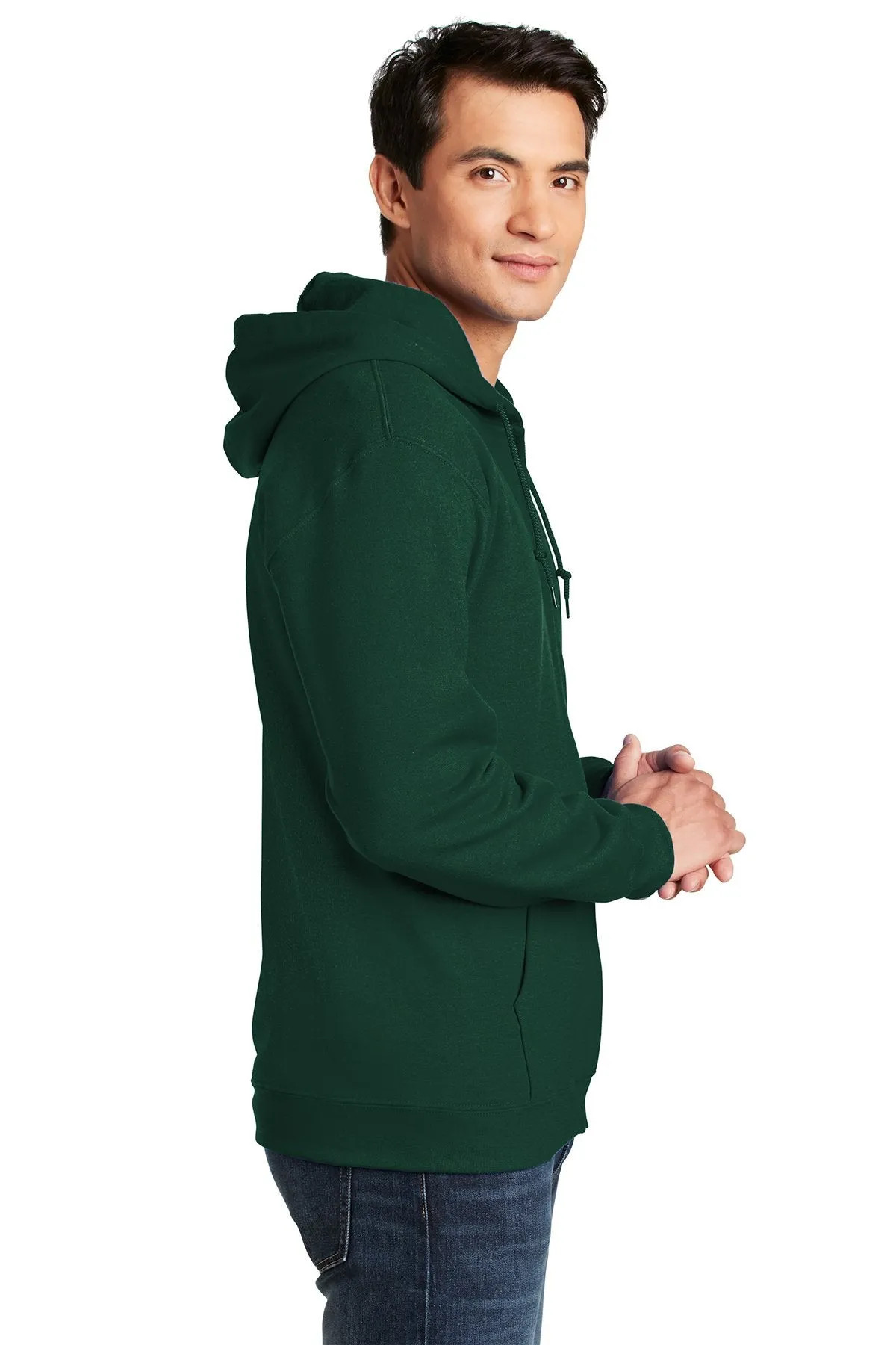 Gildan Heavy Blend Full Zip Hooded Sweatshirt Forest Green