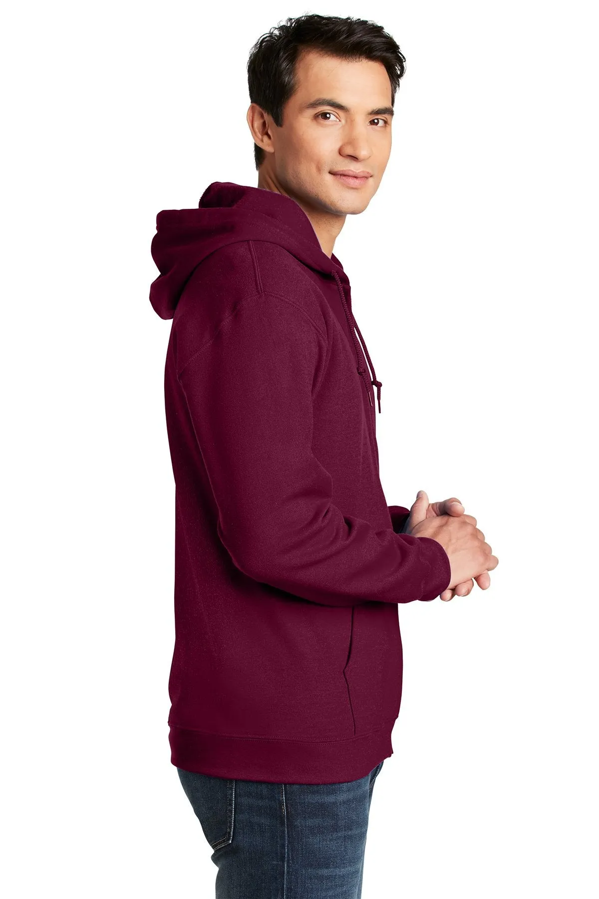 Gildan Heavy Blend Full Zip Hooded Sweatshirt Maroon