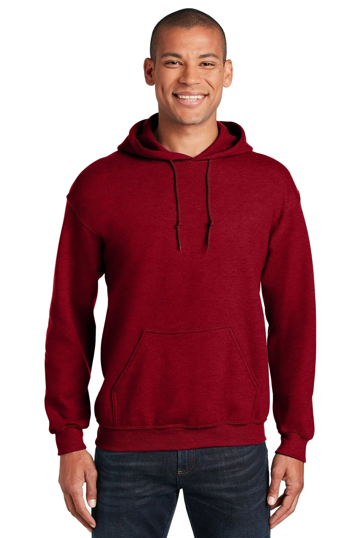 Gildan Heavy Blend Hooded Sweatshirt Antique Cherry Red