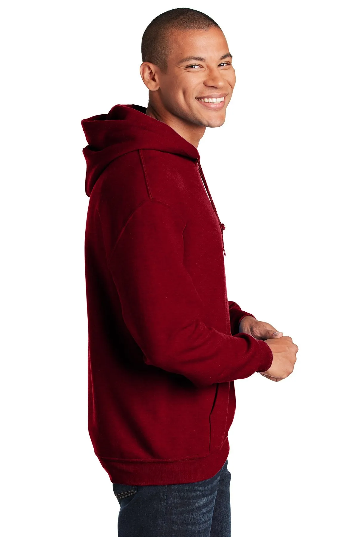 Gildan Heavy Blend Hooded Sweatshirt Antique Cherry Red