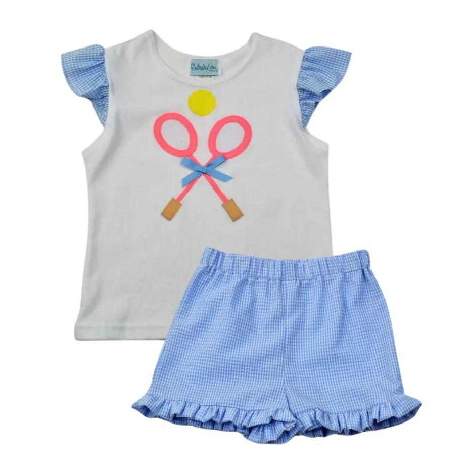 Girl's Tennis Ruffle Short Set