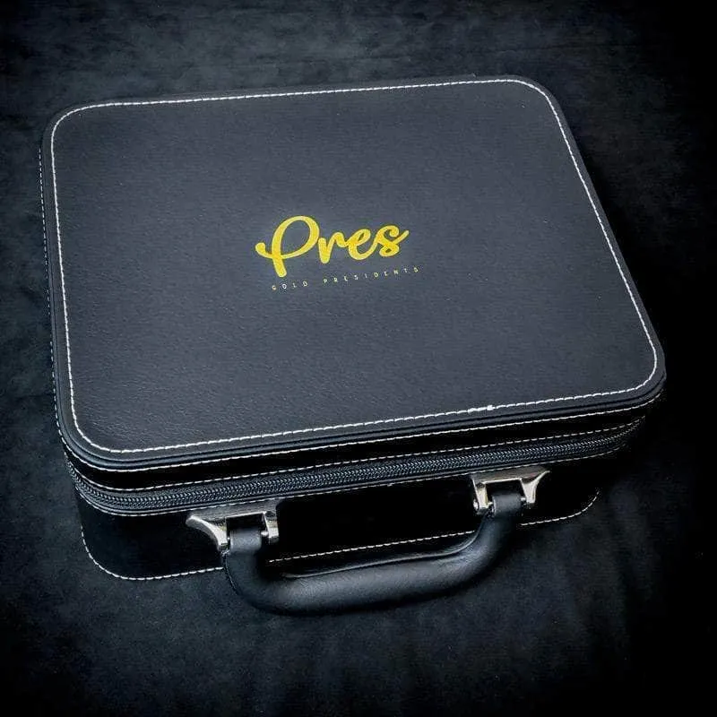 Gold Presidents Travelers Jewelry Case