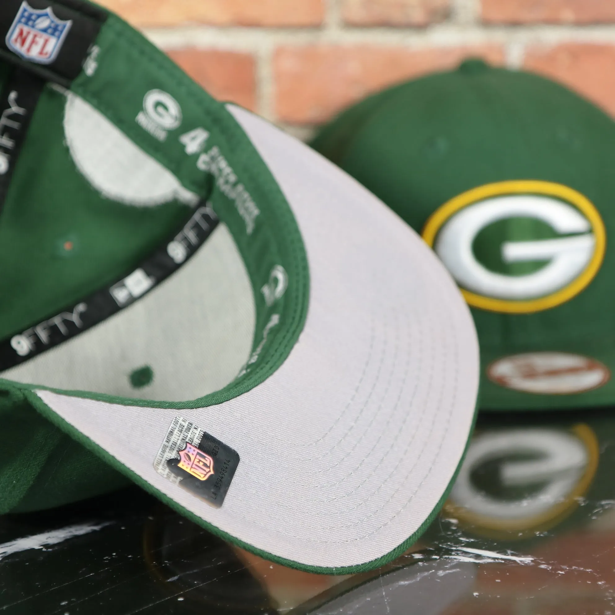 Green Bay Packers Four Time Super Bowl Champions Side Patch 59Fifty Fitted Cap | Green Fitted Cap