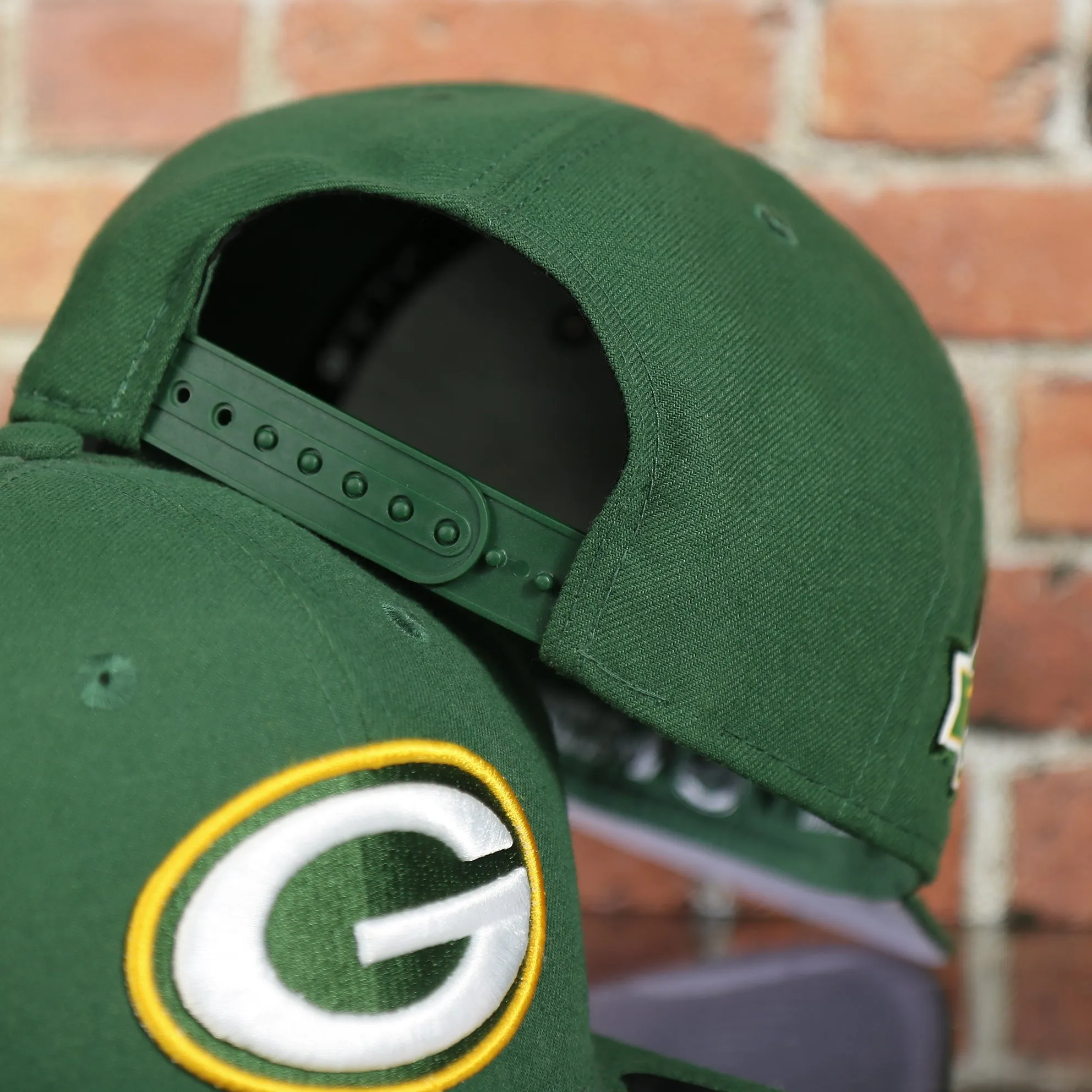 Green Bay Packers Four Time Super Bowl Champions Side Patch 59Fifty Fitted Cap | Green Fitted Cap