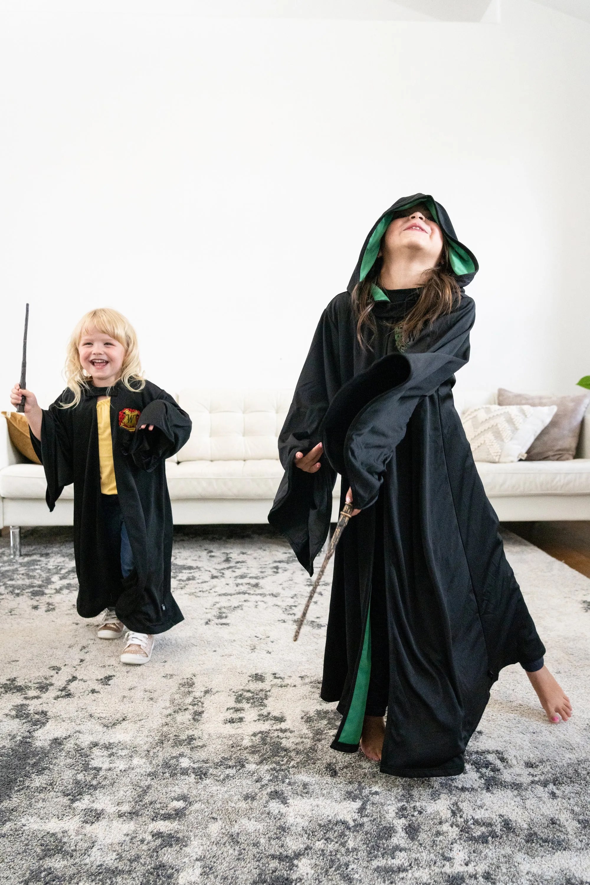 Green Hooded Wizard Robe