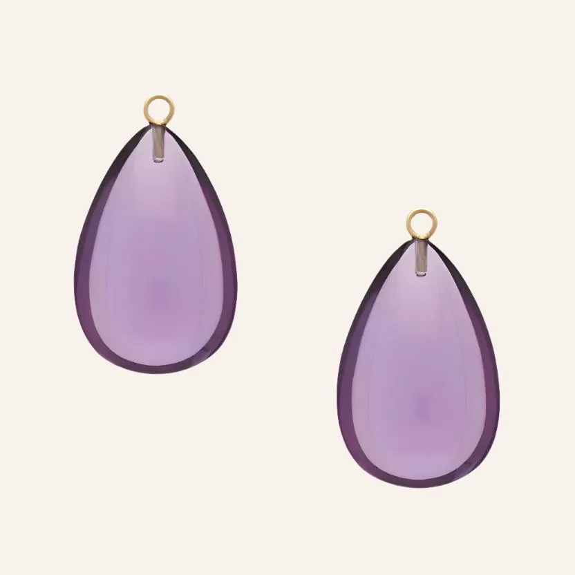 Helen Amethyst Teardrop Earring Drops