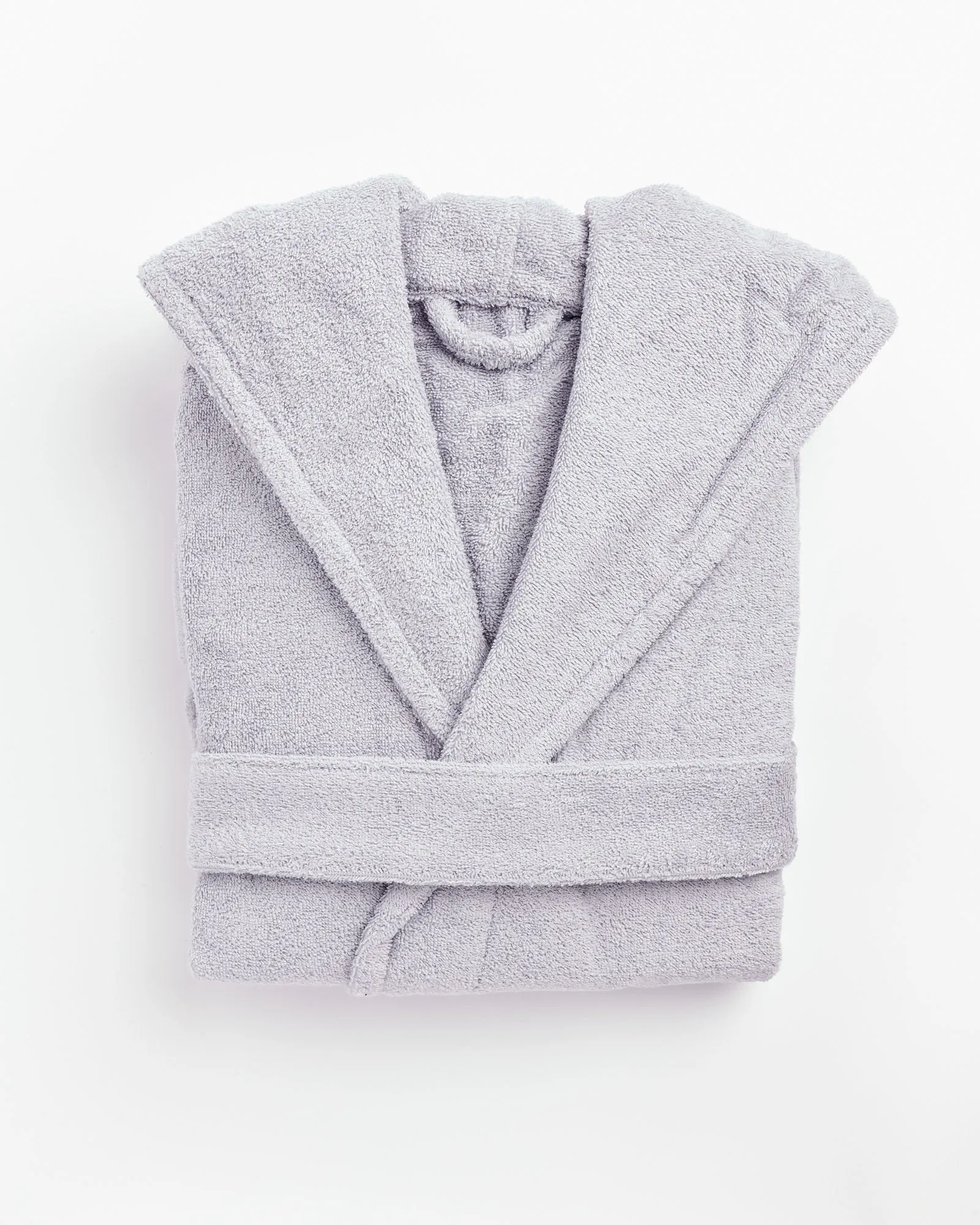 Hooded Bathrobe in Lavender