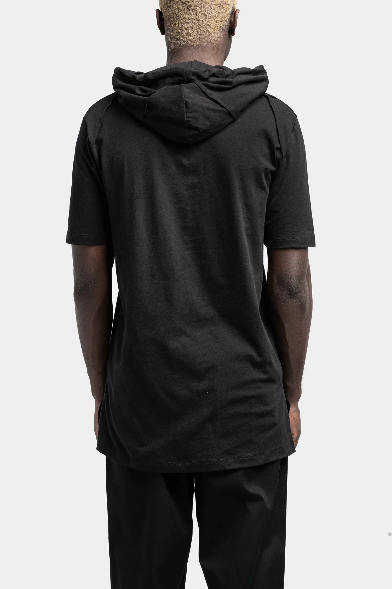 Hooded cotton t-shirt