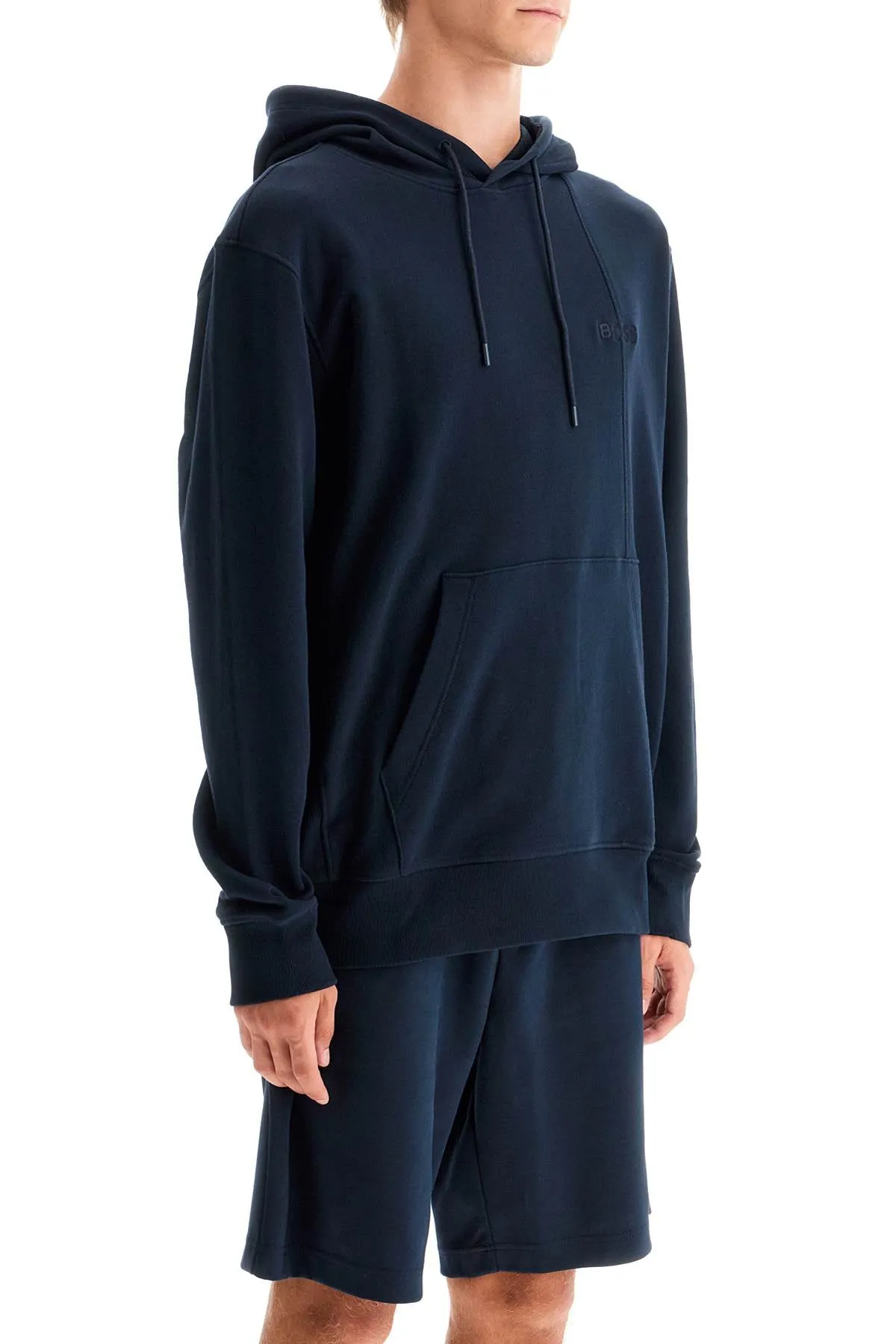 hooded sweatshirt with 50521513 DARK BLUE