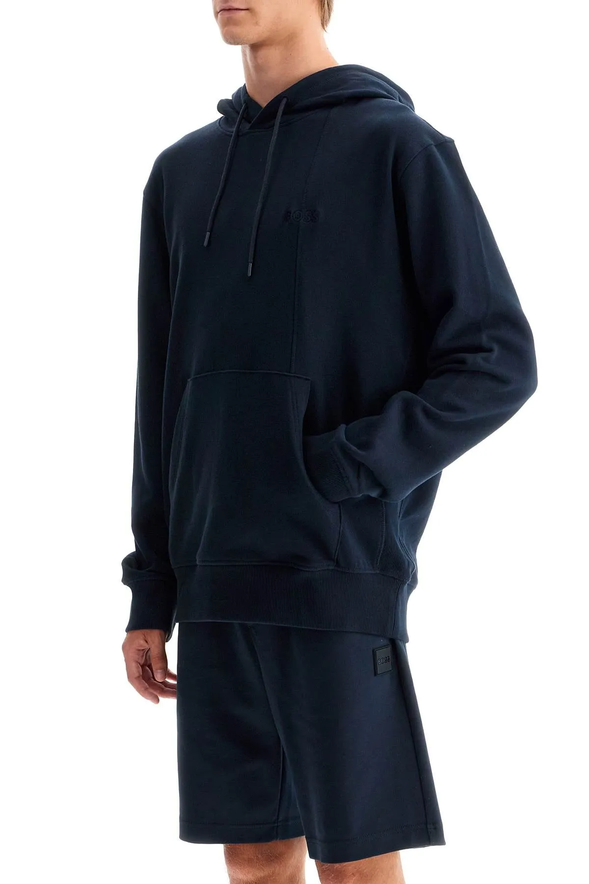 hooded sweatshirt with 50521513 DARK BLUE