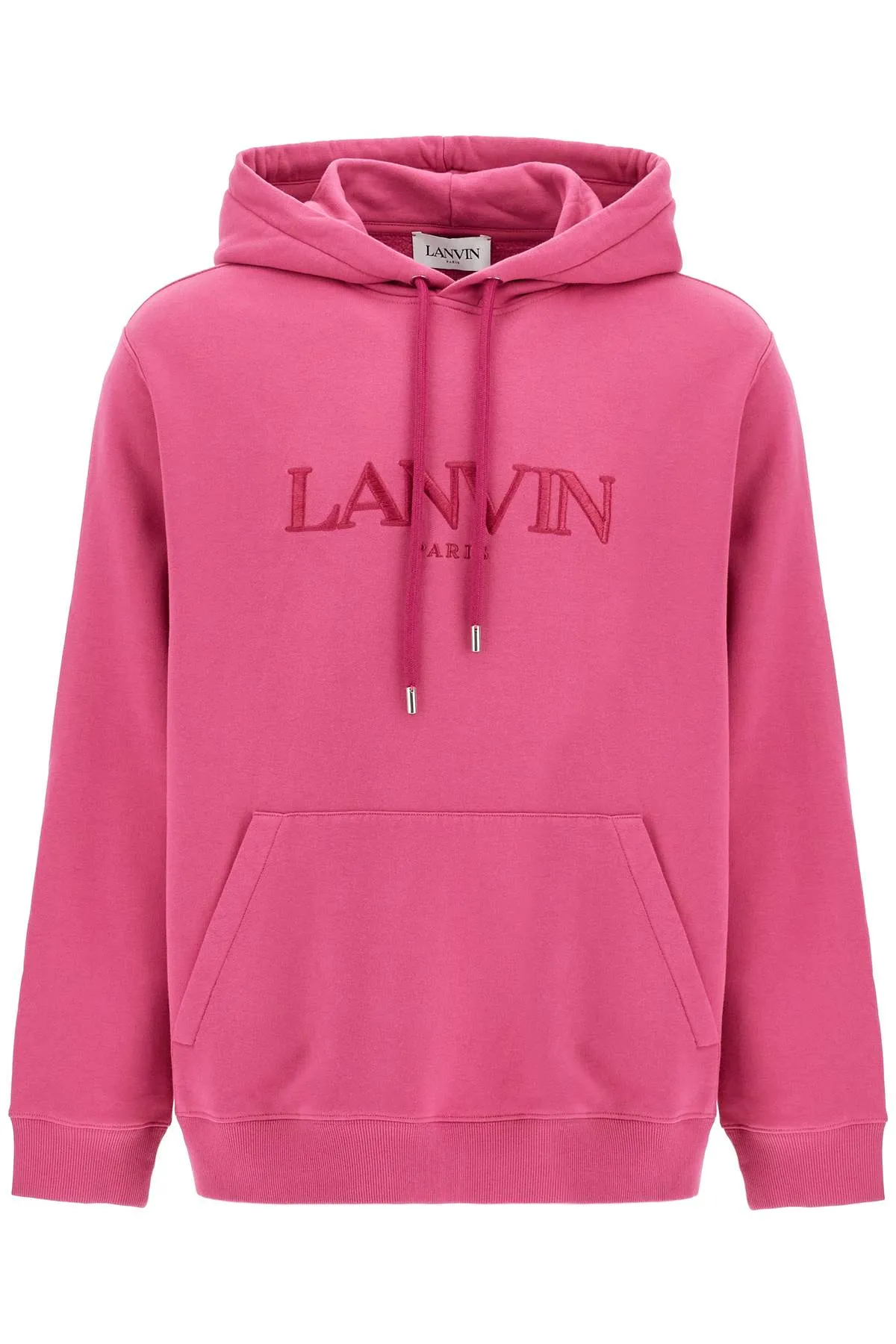 hooded sweatshirt with embroidered logo