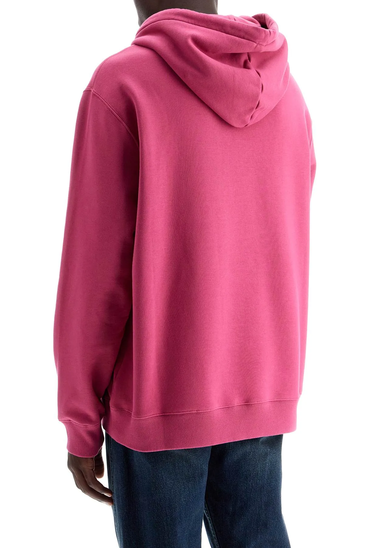 hooded sweatshirt with embroidered logo