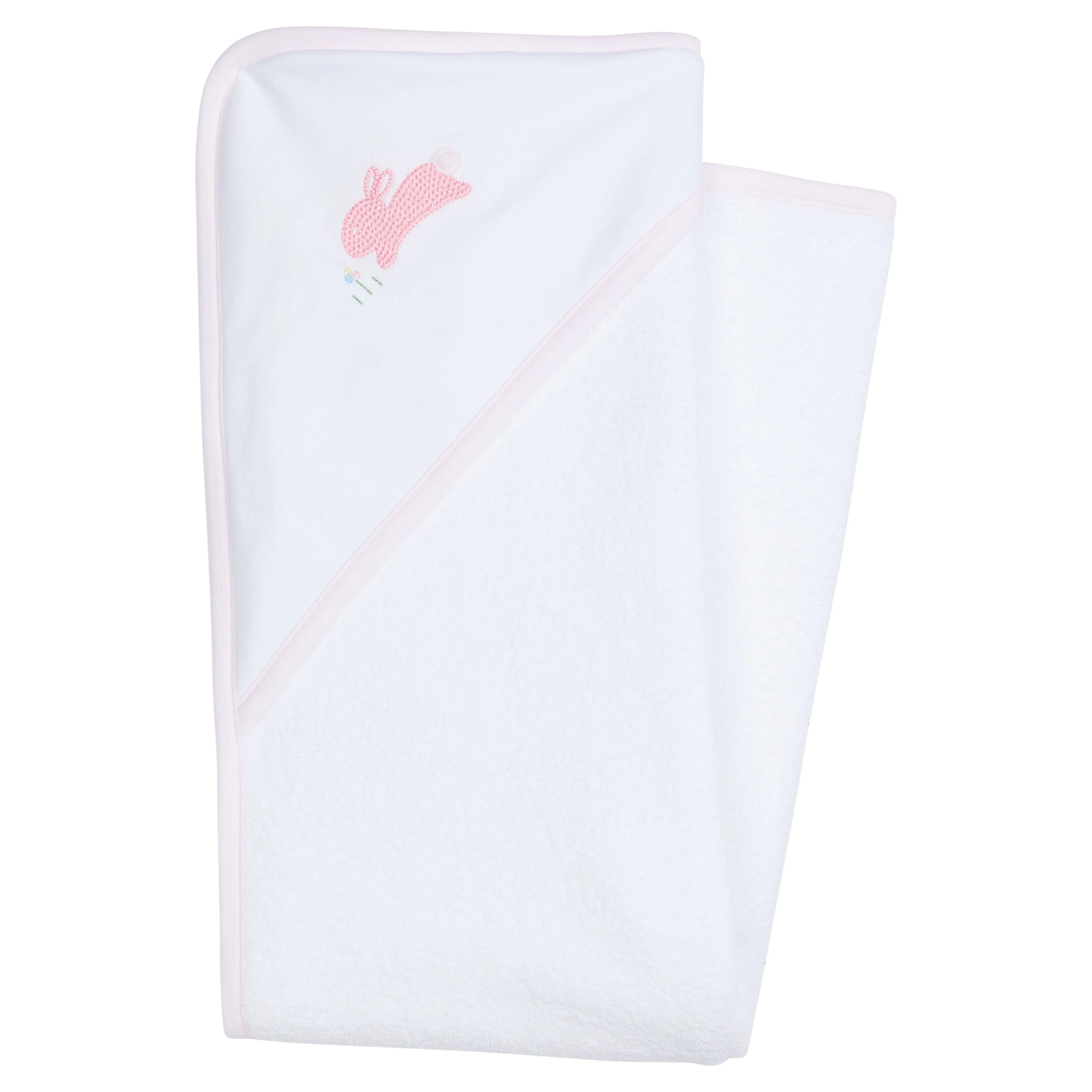 Hooded Towel - Pink Bunny