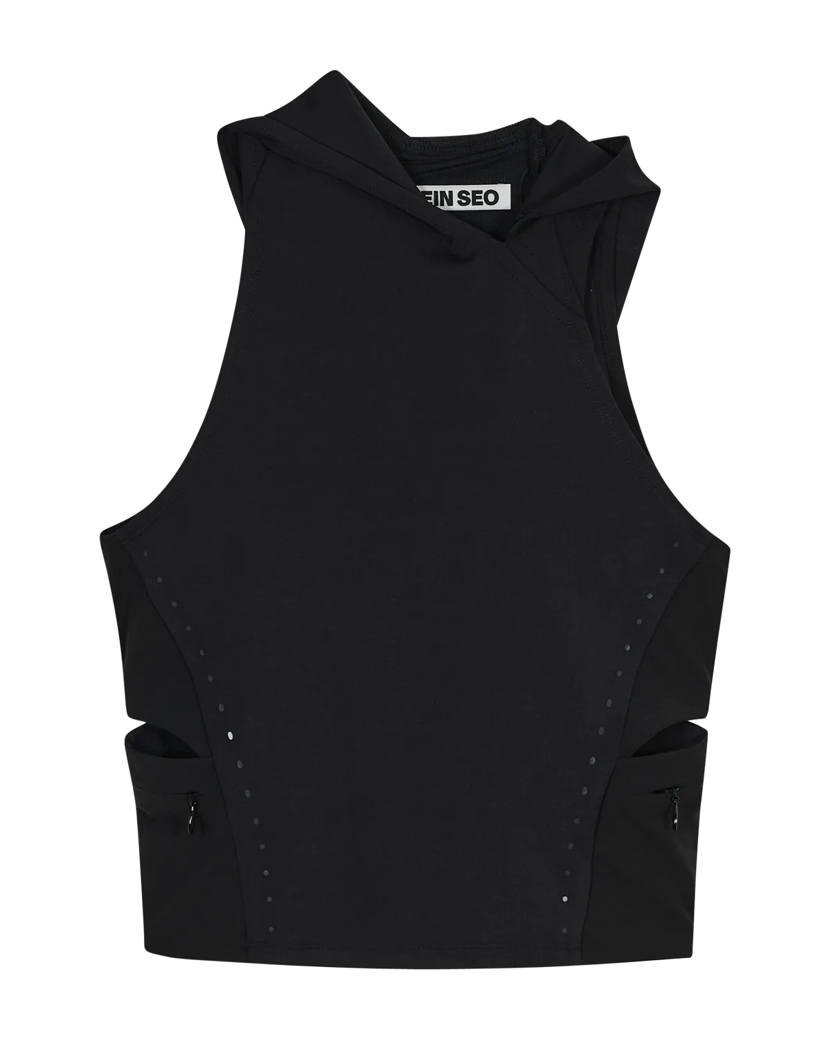 HYEIN SEO - Hooded Sleeveless in BLACK