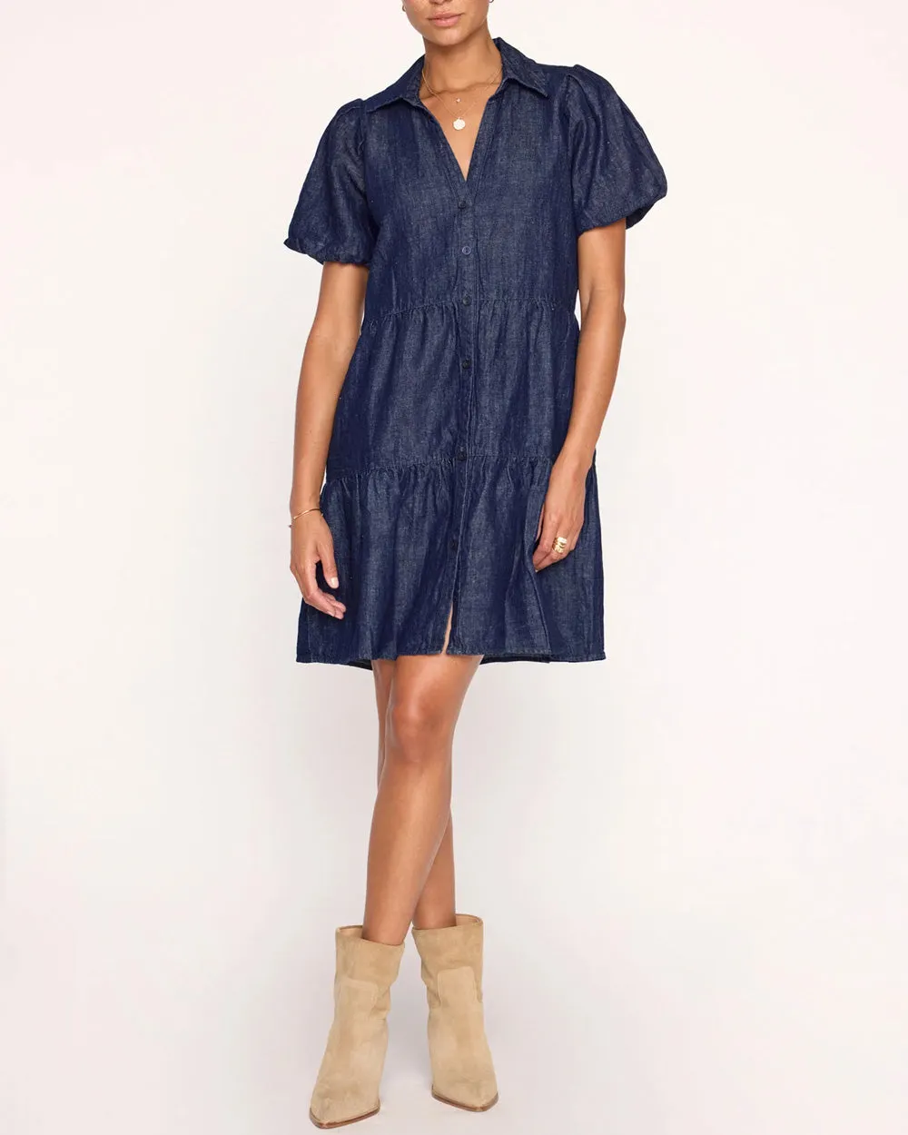 Indigo Denim Havana Mini Dress