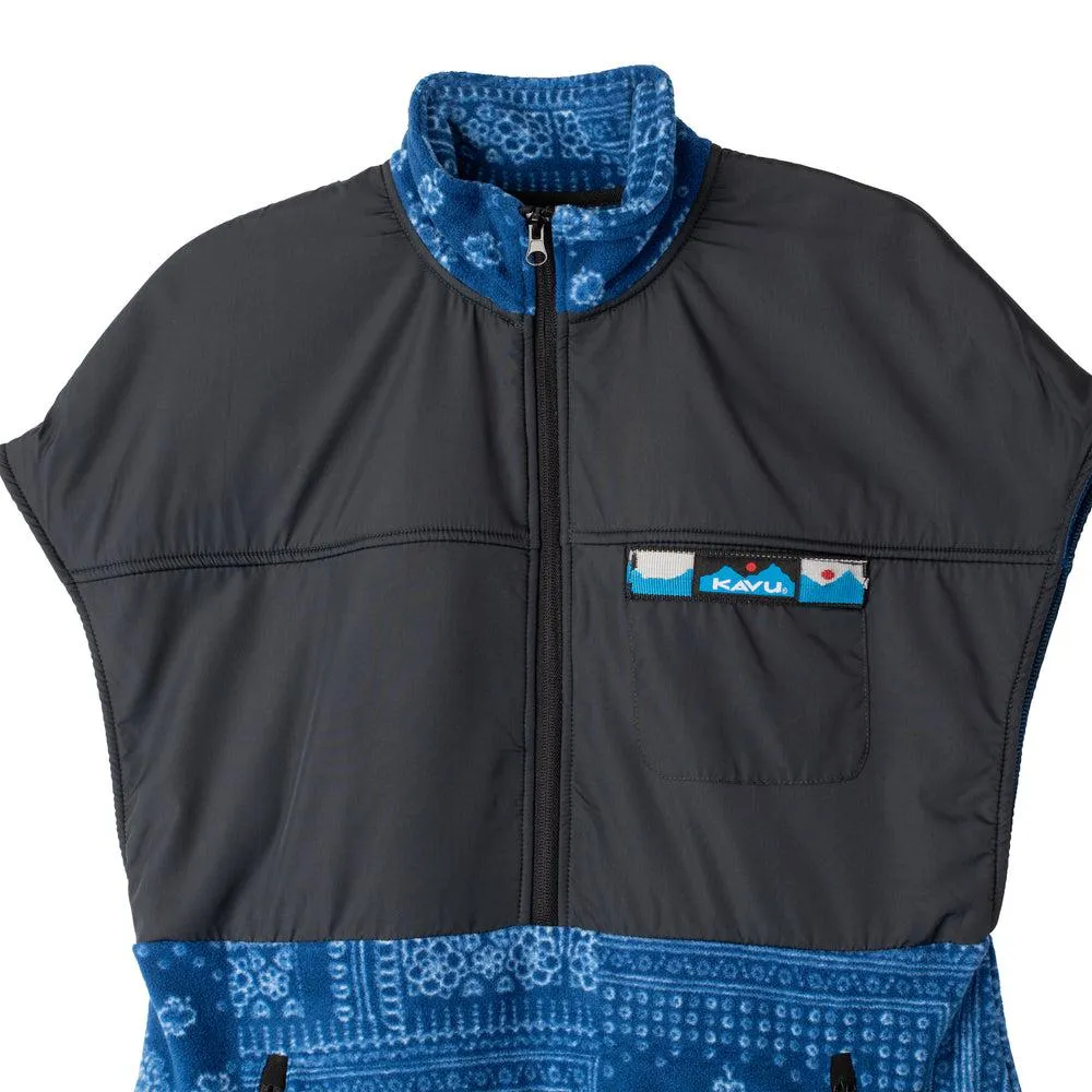 Kavu Neve Fleece In Blue Bandana