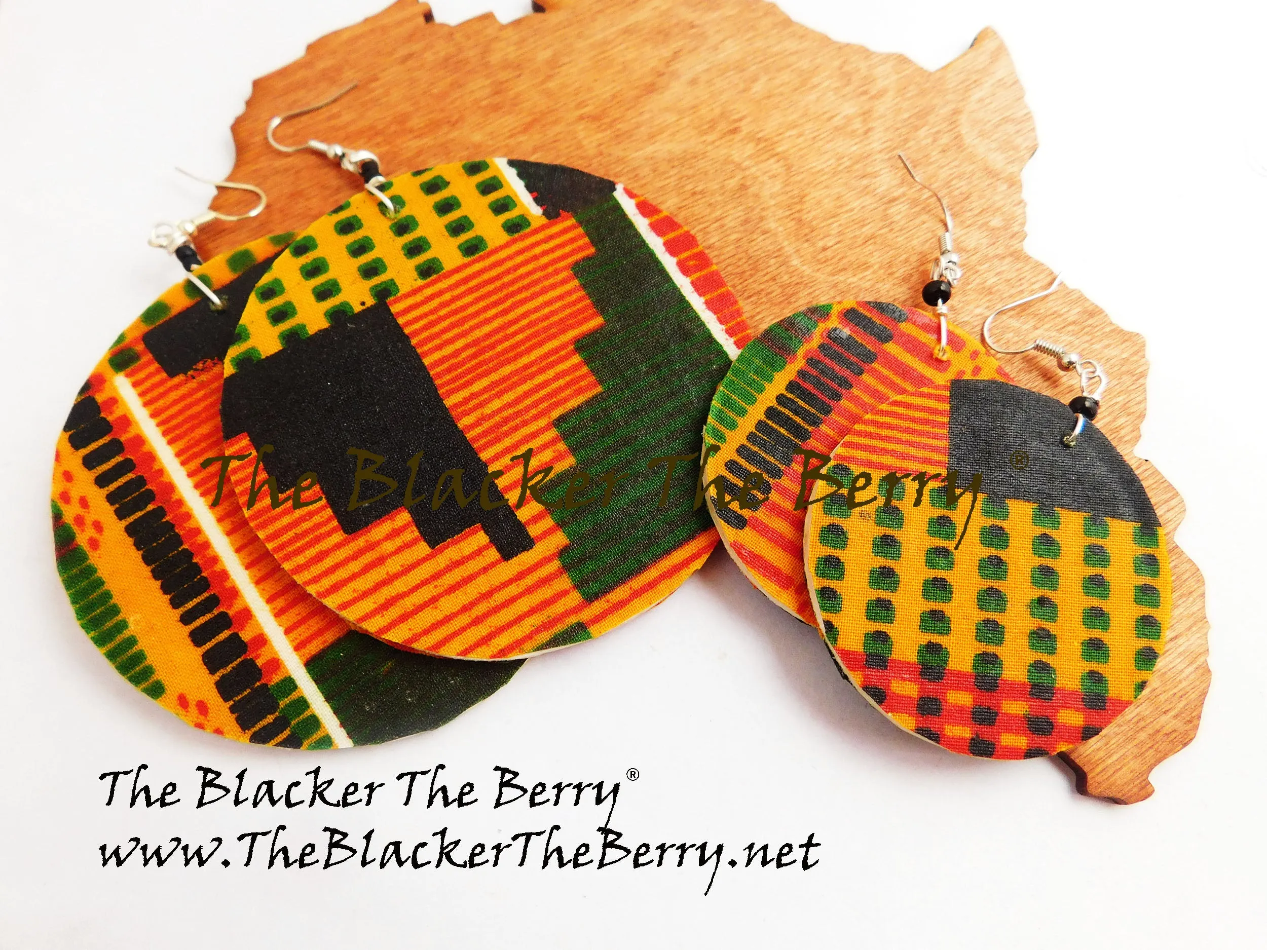 Kente Earrings Ankara Mom Daughter Jewelry African The Blacker The Berry