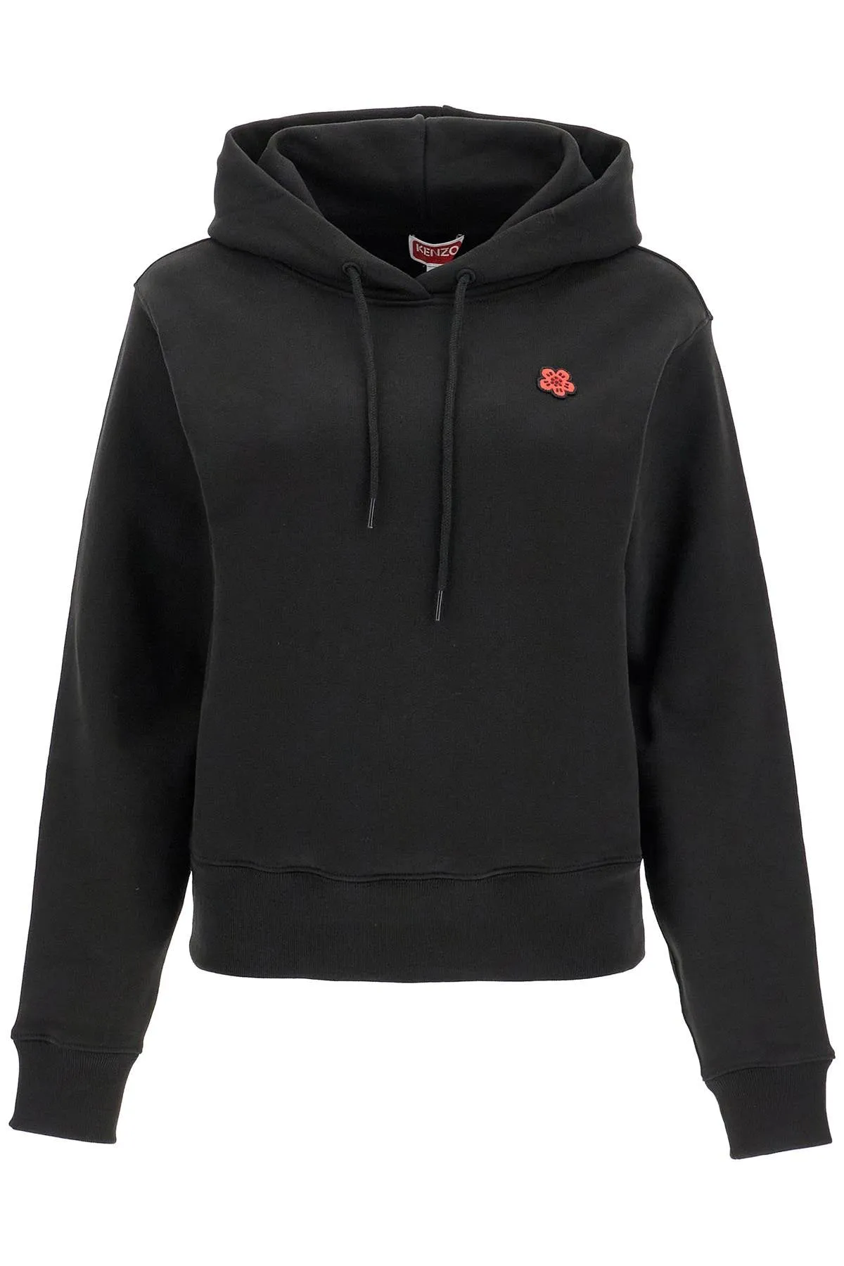 Kenzo Hooded Sweatshirt With Bo   Black