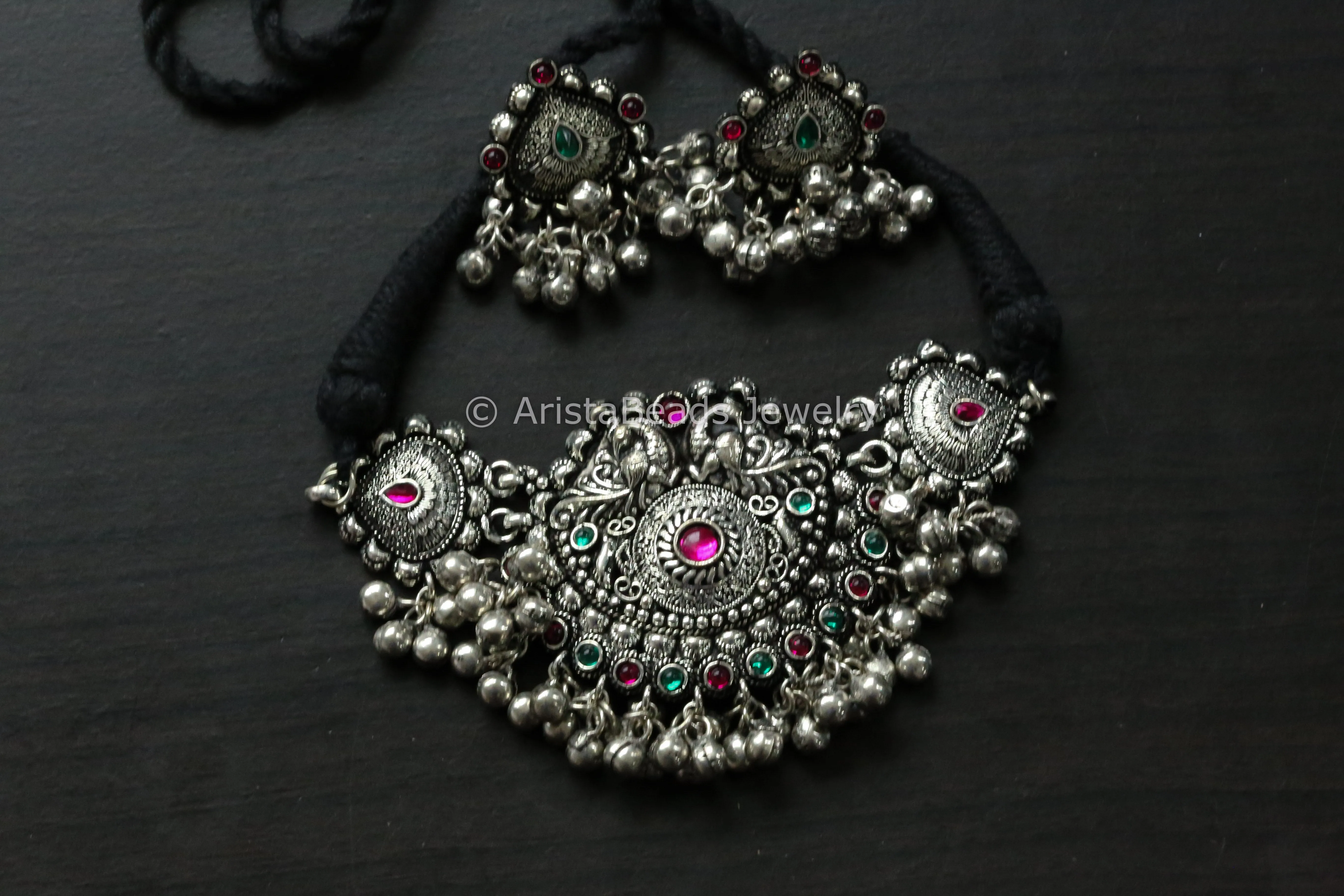 Kolhapuri Choker - Ruby