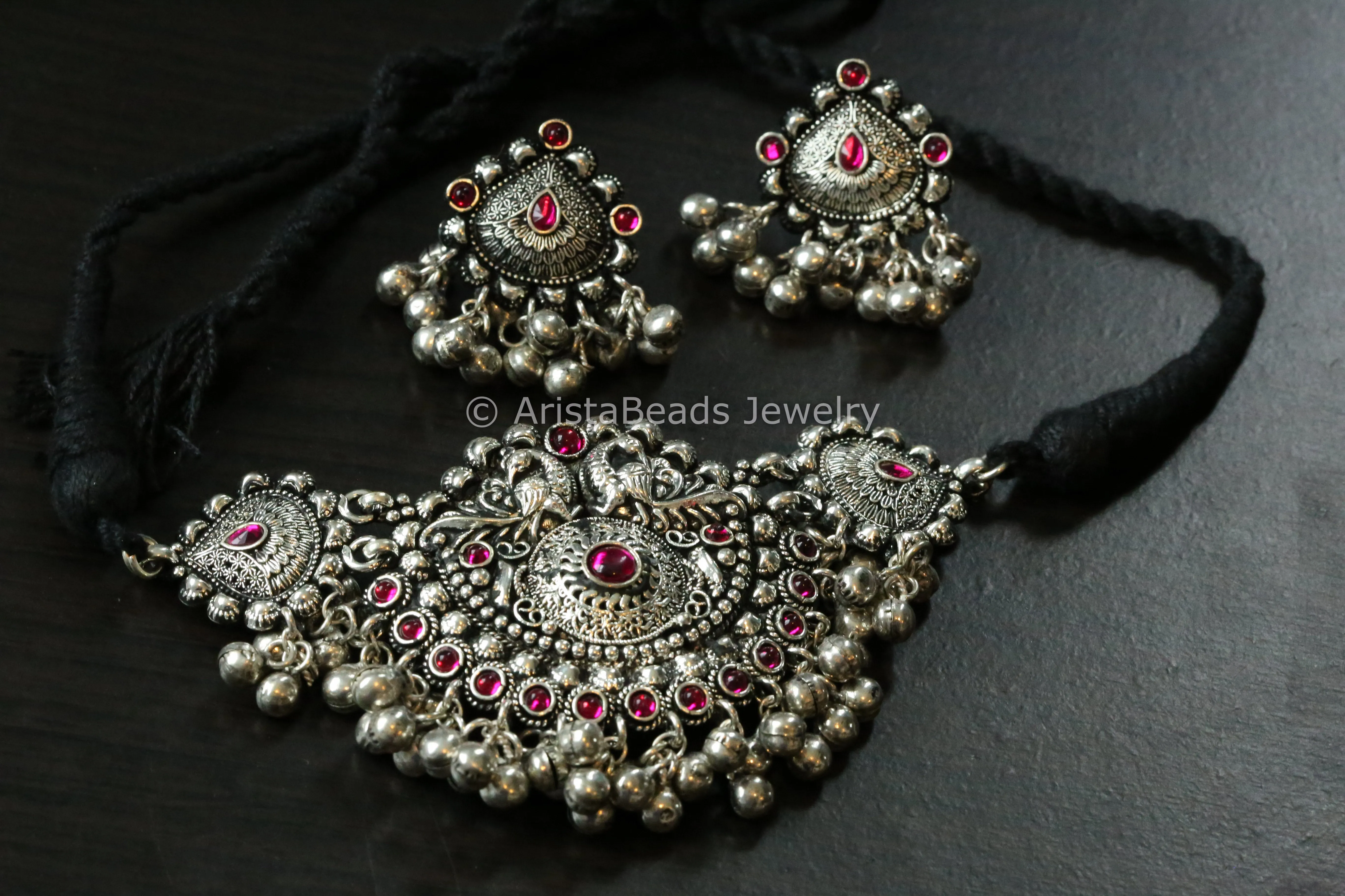 Kolhapuri Choker - Ruby