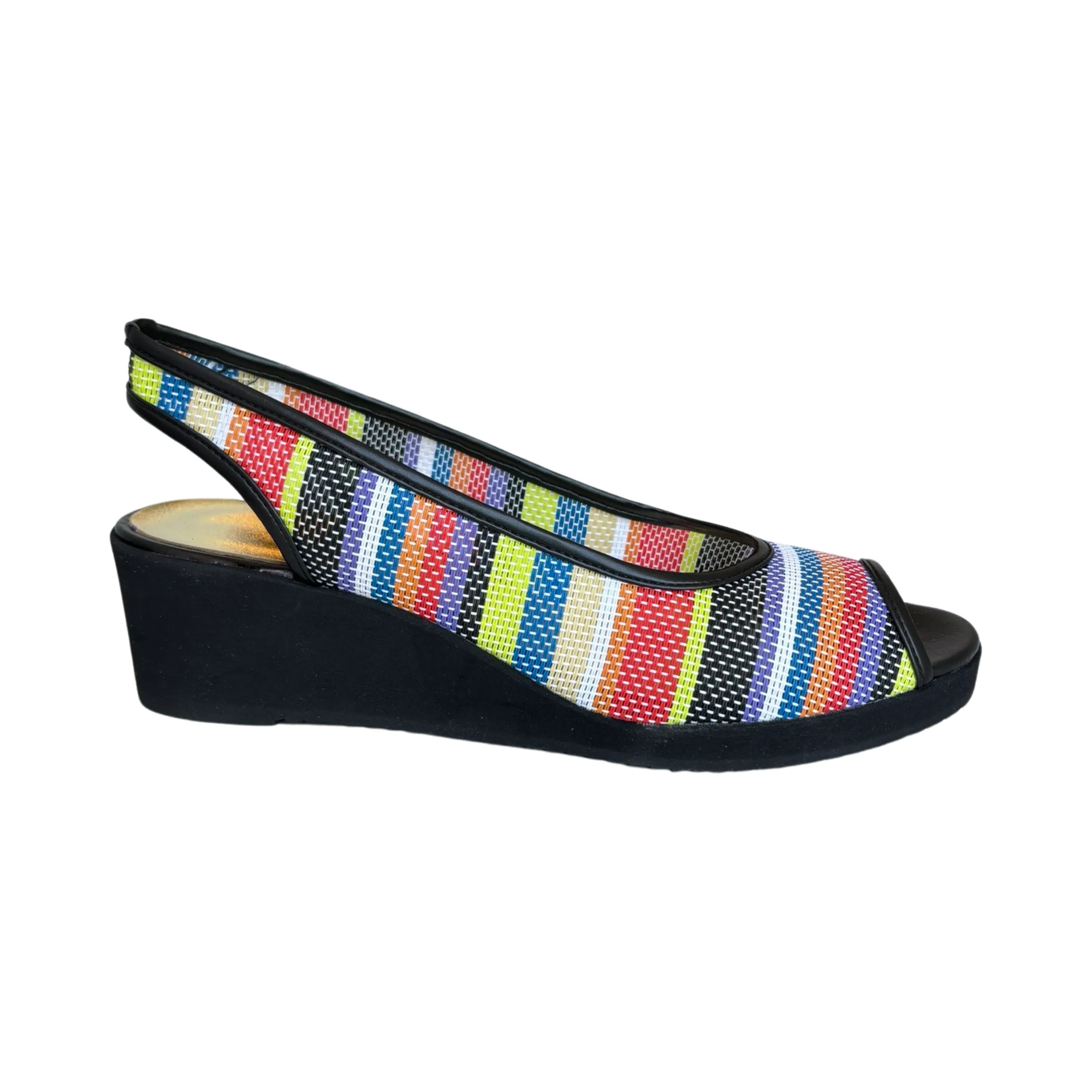 Konc Multi Stripe Wedge