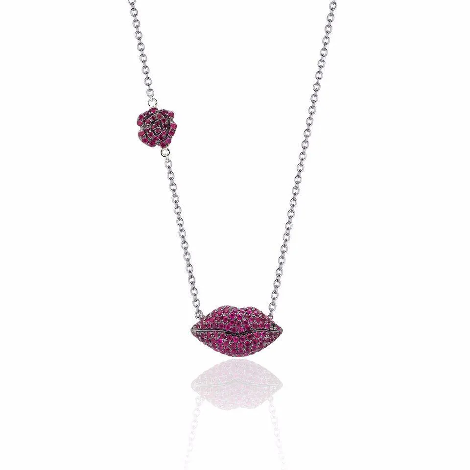 Labbra Pendant - Ruby