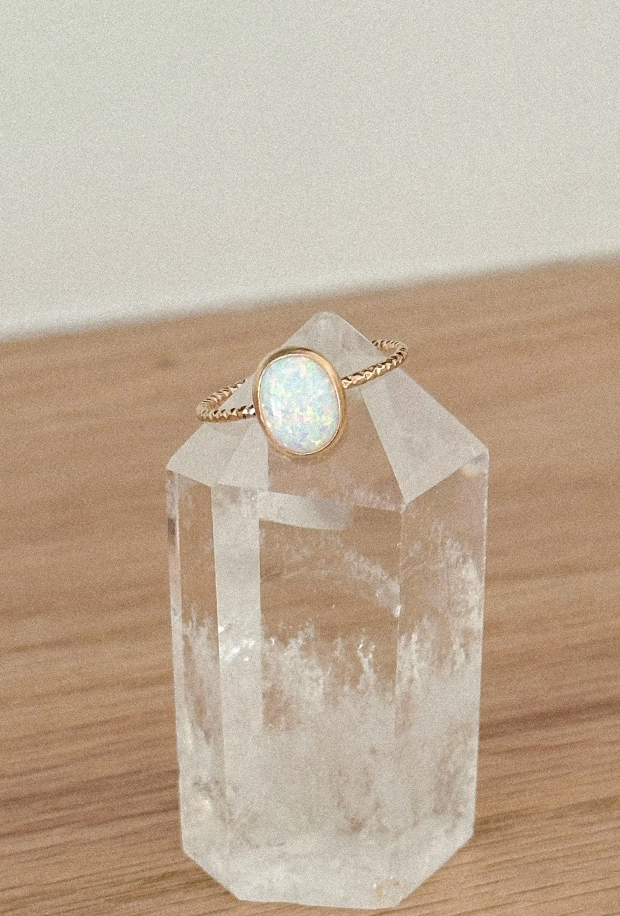 Large Belle Opal Ring