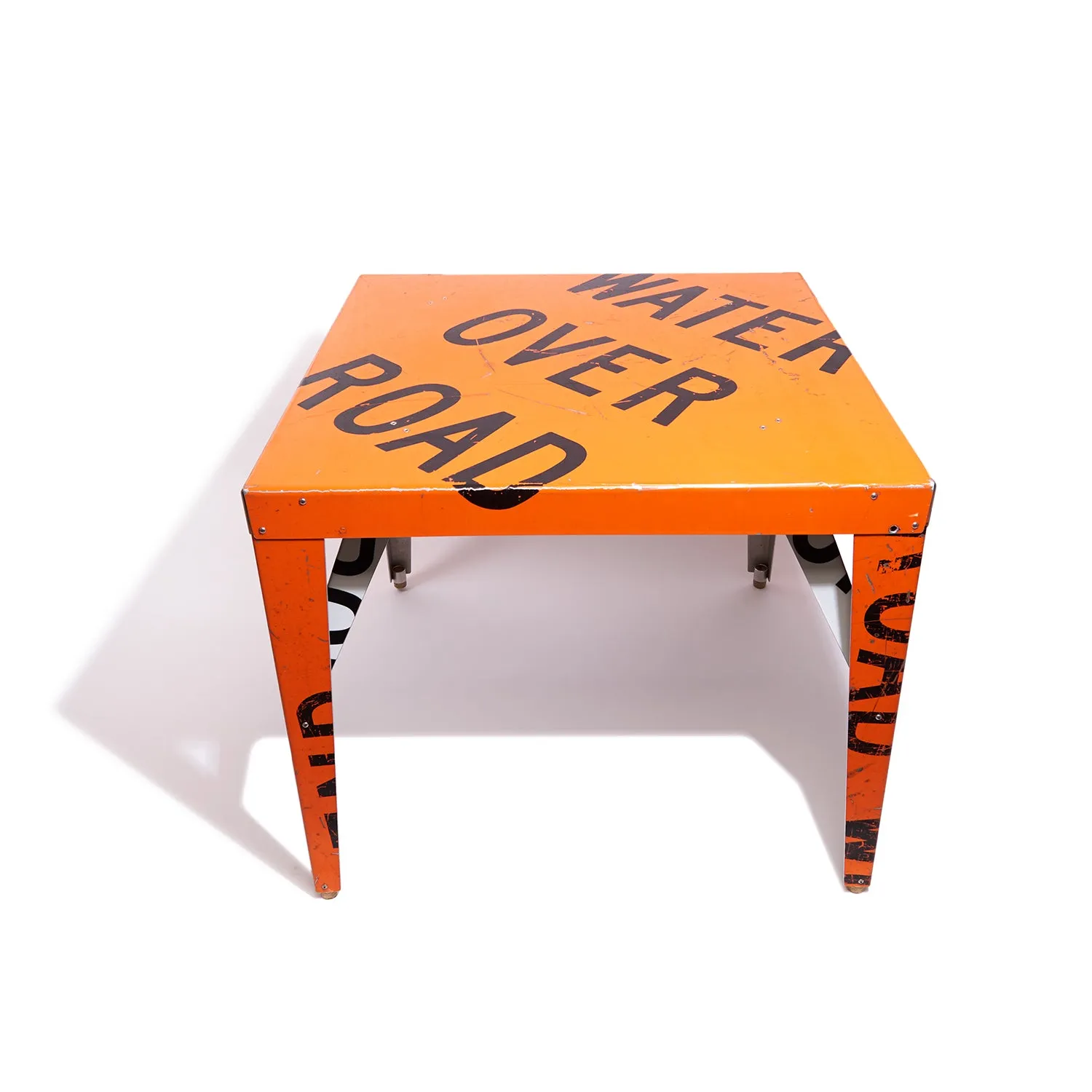 Large Orange Transit Table