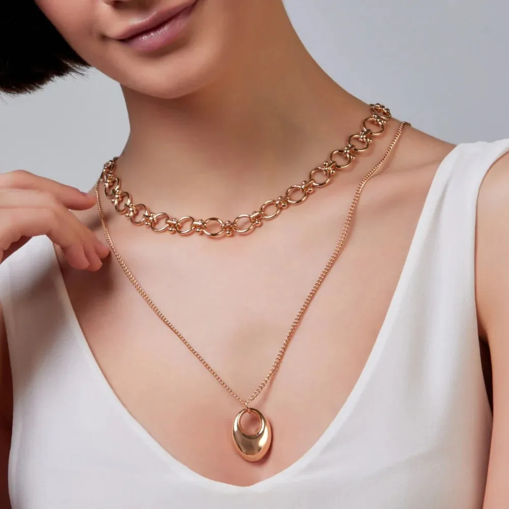 Layla Gold Necklace- Knight & Day Jewellery