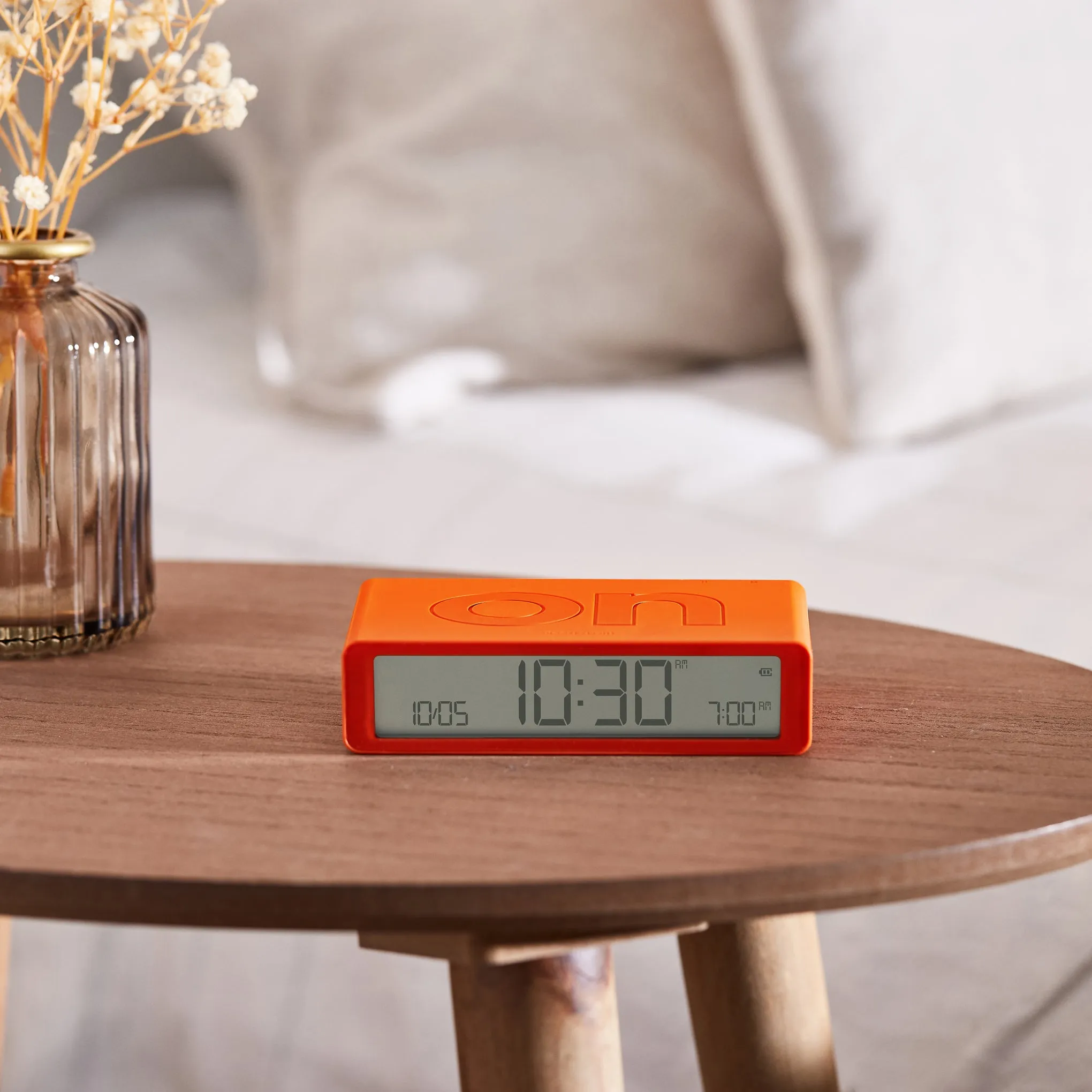 Lexon Flip Rechargeable Alarm Clock