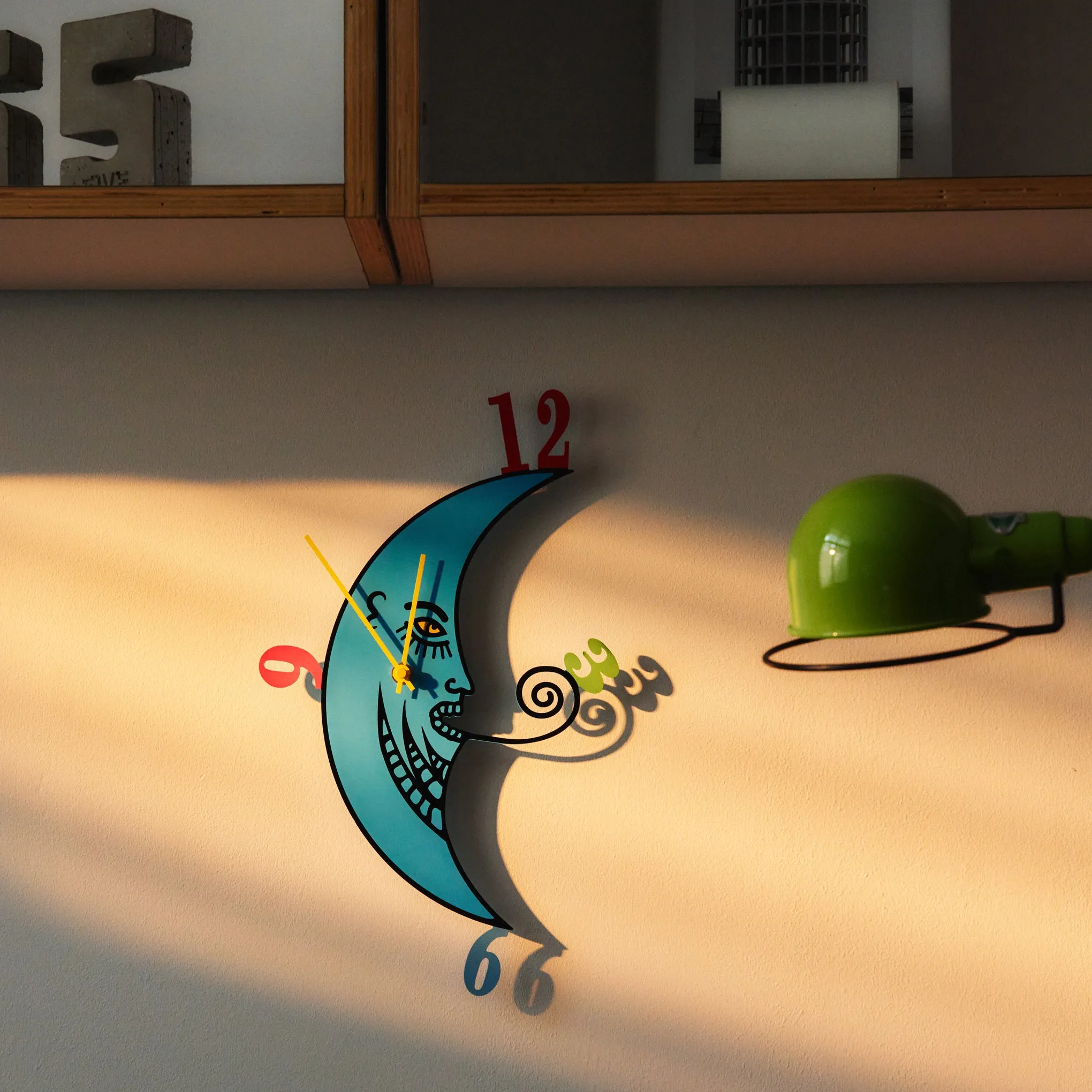 Luna Luna Moon Wall Clock