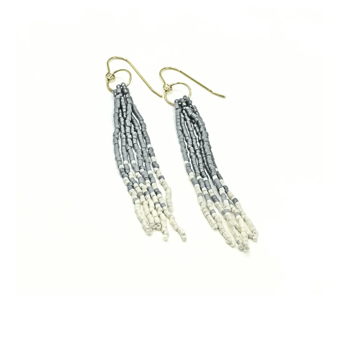 Maui Beaded Dangling Earrings