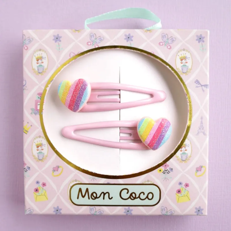 Mon Coco Clip Set - Candy Heart