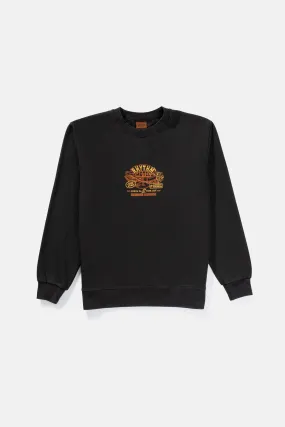 Motel Vintage Fleece Crew Vintage Black