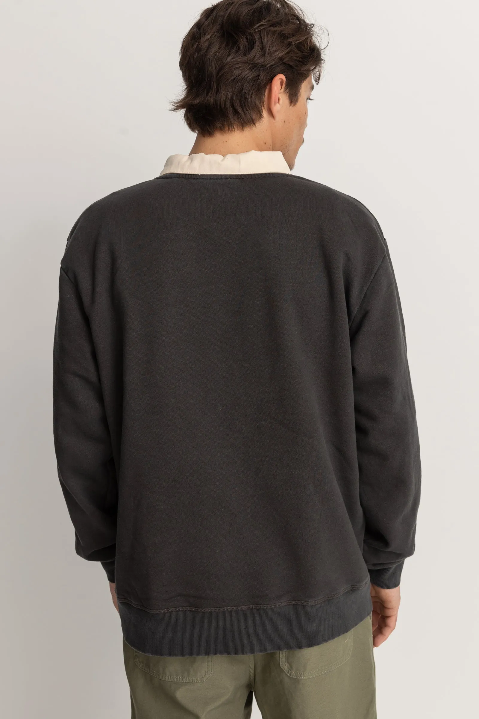 Motel Vintage Fleece Crew Vintage Black