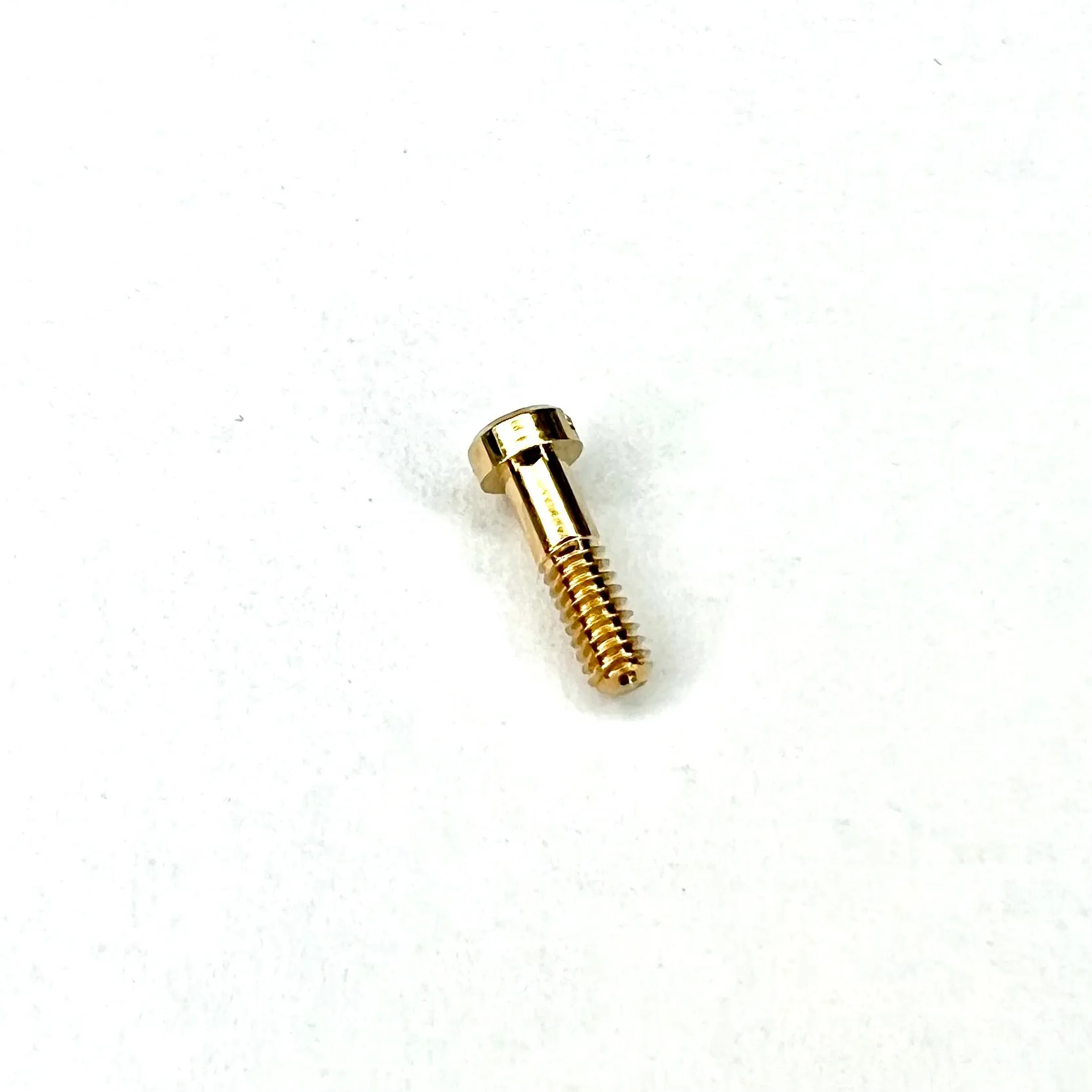 NEW Old Stock Authentic CARTIER PENDULETTE 8.1mm Gold Tone Screw Clock Part