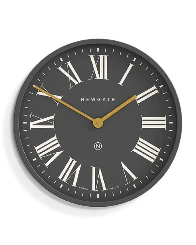 Newgate MR BUTLER Wall Clock Moonstone Grey