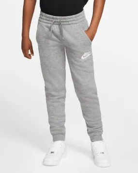 NIKE JUNIOR SPORTSWEAR CLUB FLEECE JOGGER GREY TRACKPANTS